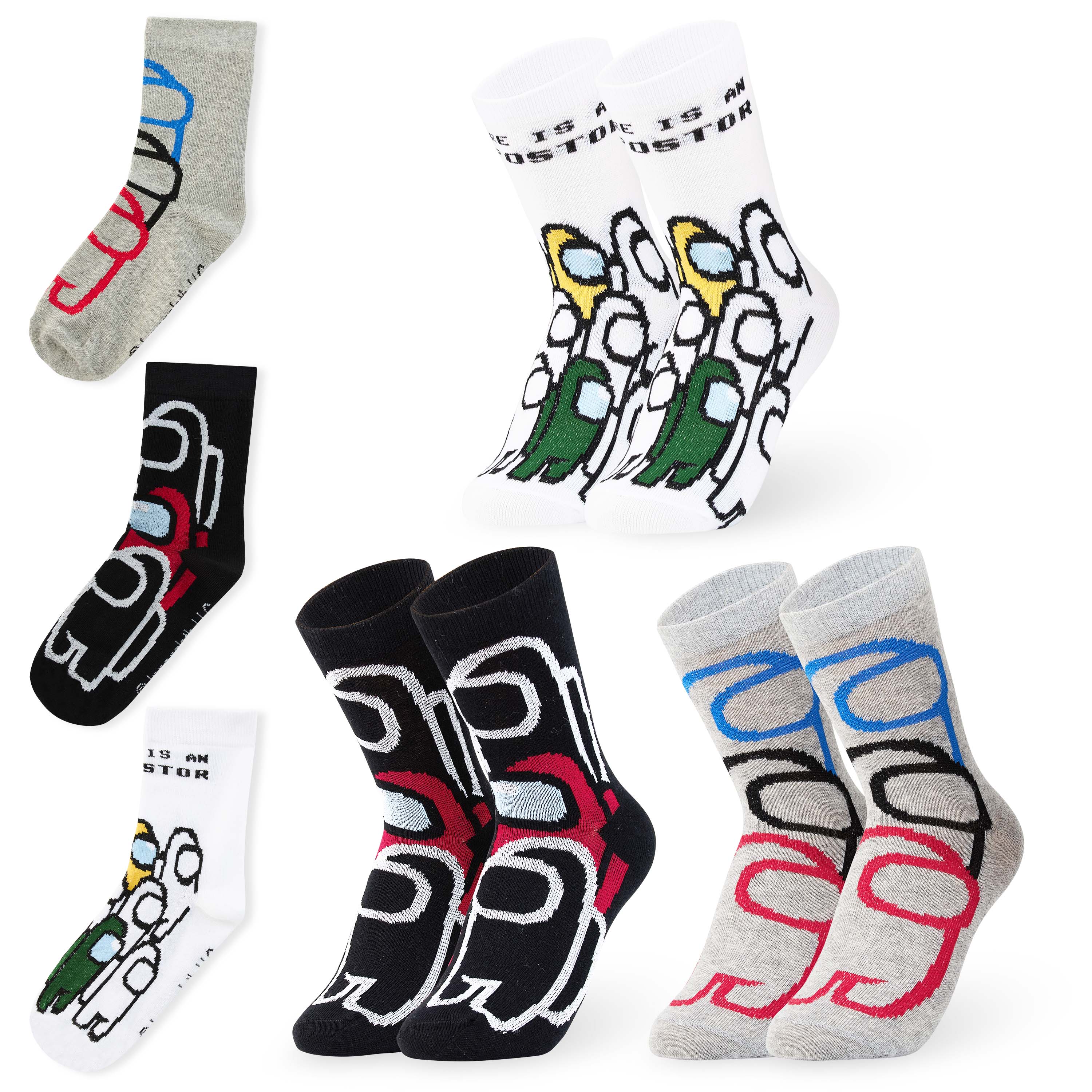Among Us Boys Socks Kids Socks Boys Multipack Gifts