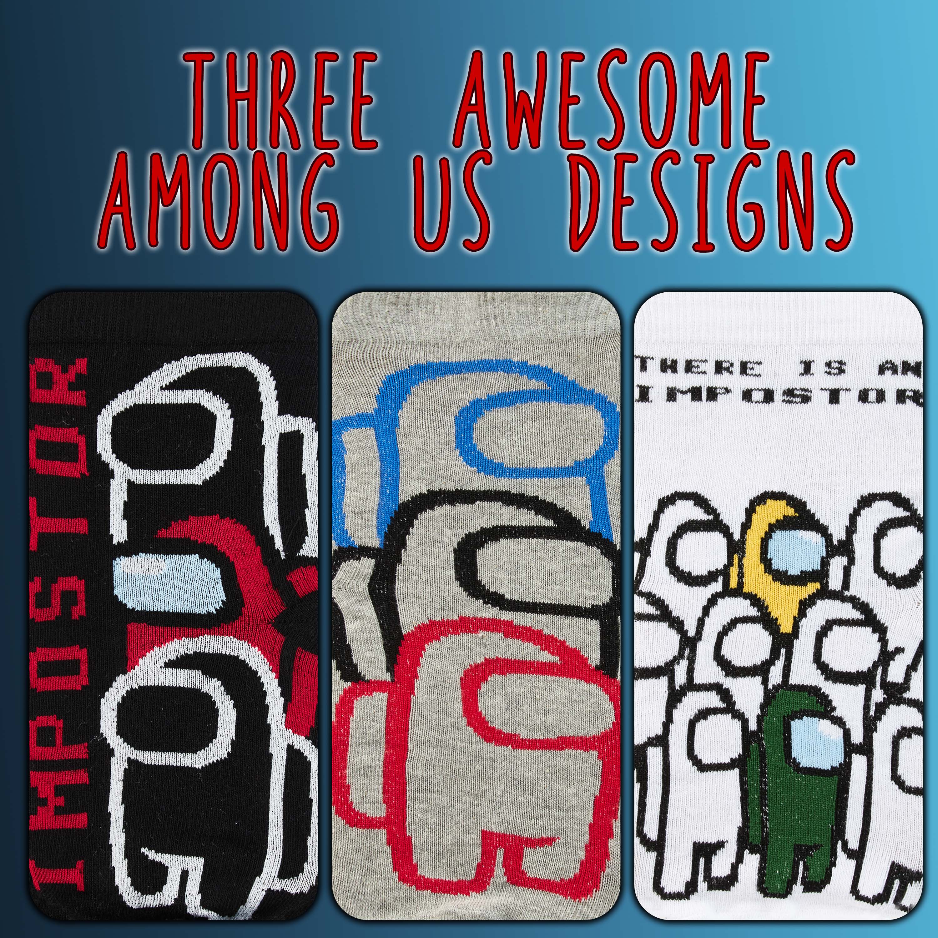 Among Us Boys Socks Kids Socks Boys Multipack Gifts - Image 4