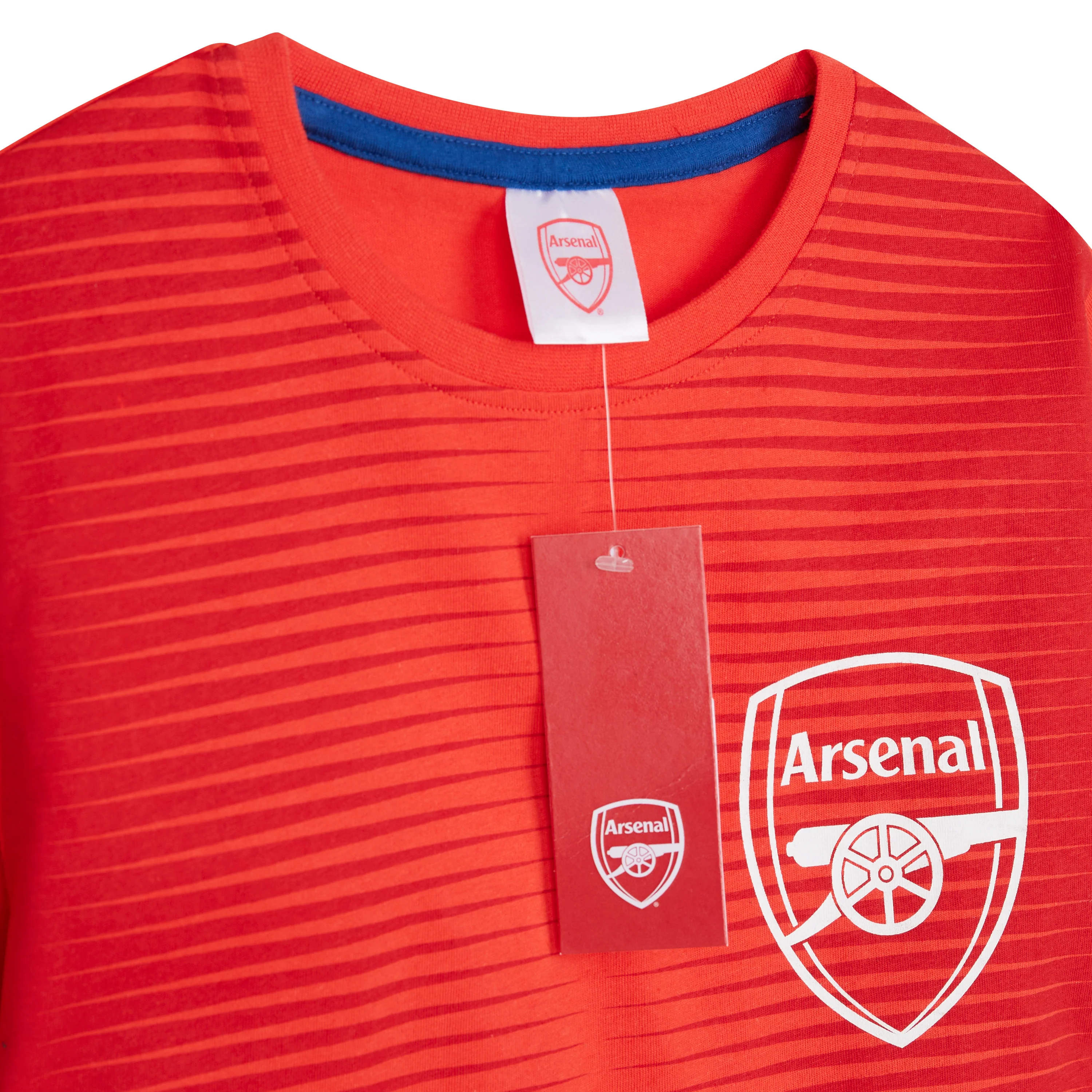 Arsenal F.C. Boys Pyjamas Set - Nightwear PJs for Kids - RED & BLUE - Image 5