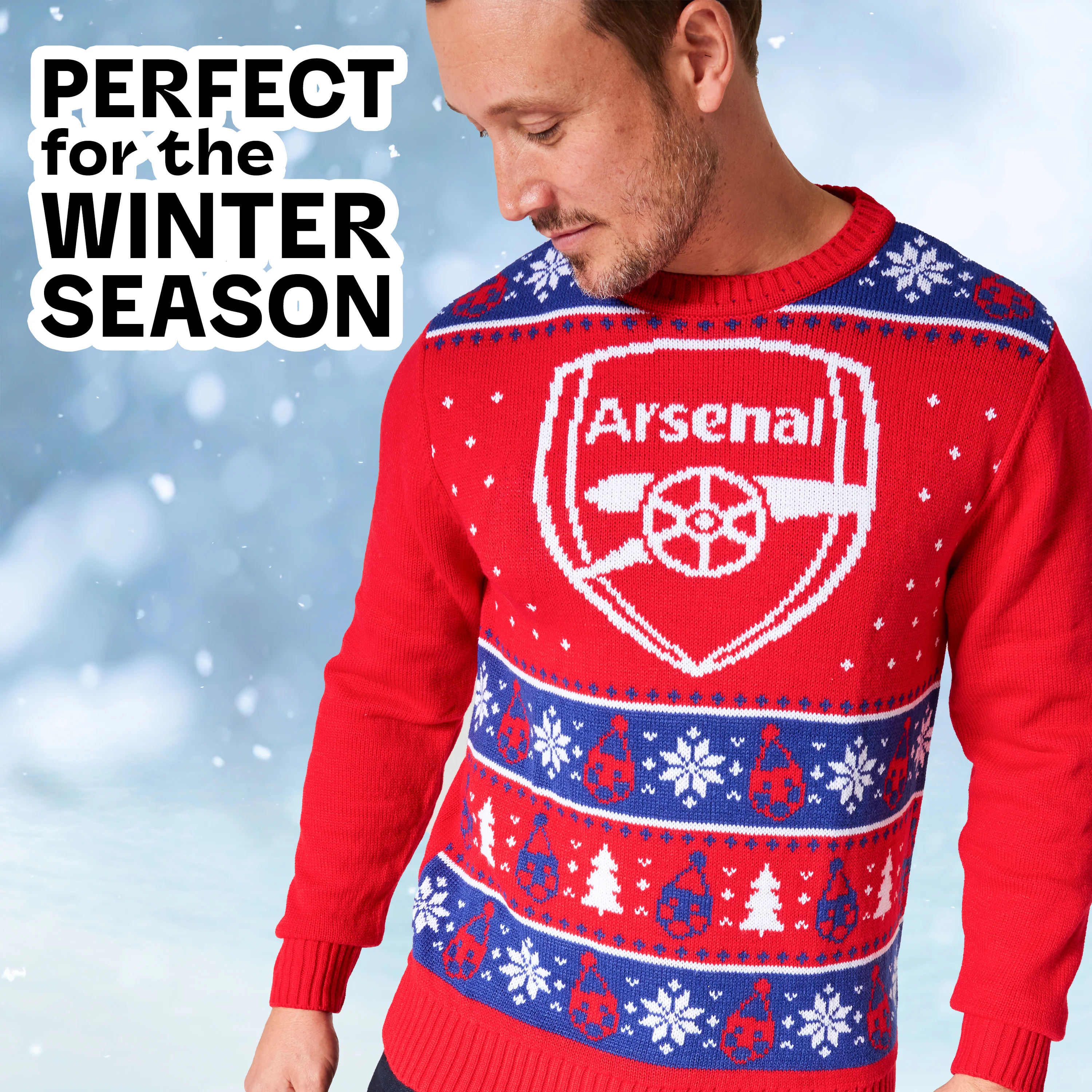Arsenal F.C. Christmas Jumpers for Men & Teenagers - Image 5