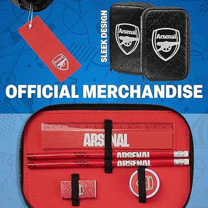 Arsenal F.C. Filled Pencil Case, Colouring and Stationery Set - School Supplies - Image 3