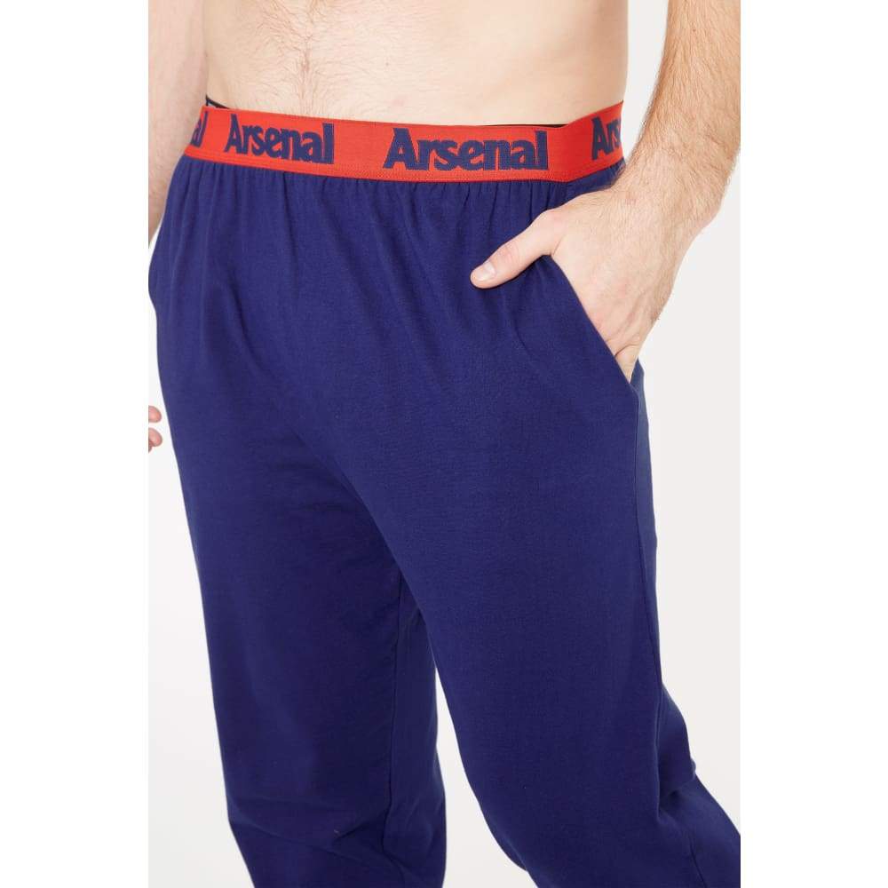 Arsenal Mens Pyjamas Set, Cotton Long Pjs, Official Football Gifts - Image 5
