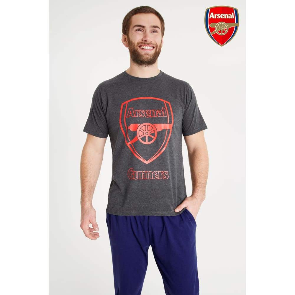 Arsenal Mens Pyjamas Set, Cotton Long Pjs, Official Football Gifts - Image 7