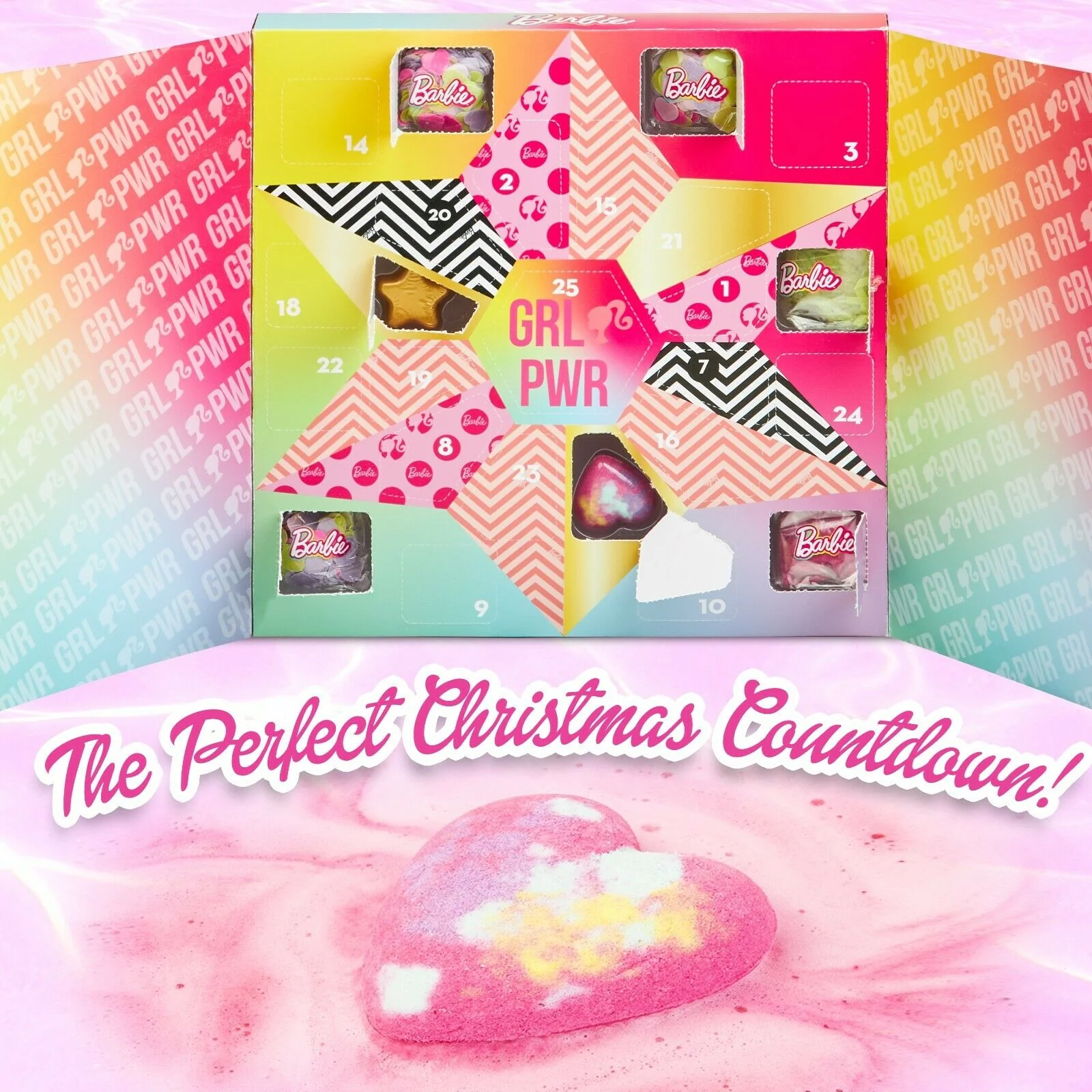 Barbie Advent Calendar - Barbie Bath Bombs 2025 Advent Calendar - Image 4