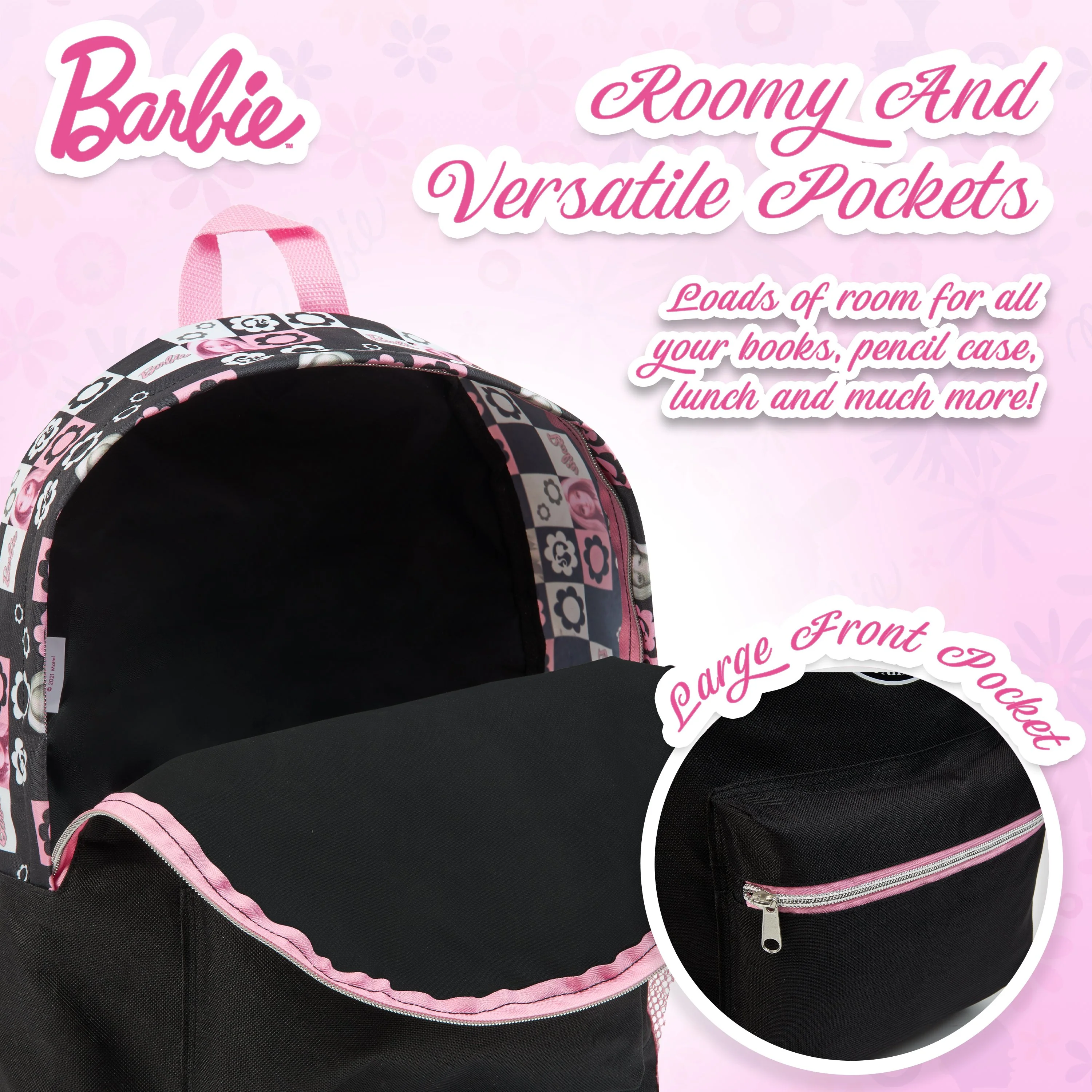Barbie School Bag, School Backpack, Rucksack for Sport, Travel, Gifts for Girls - Image 3
