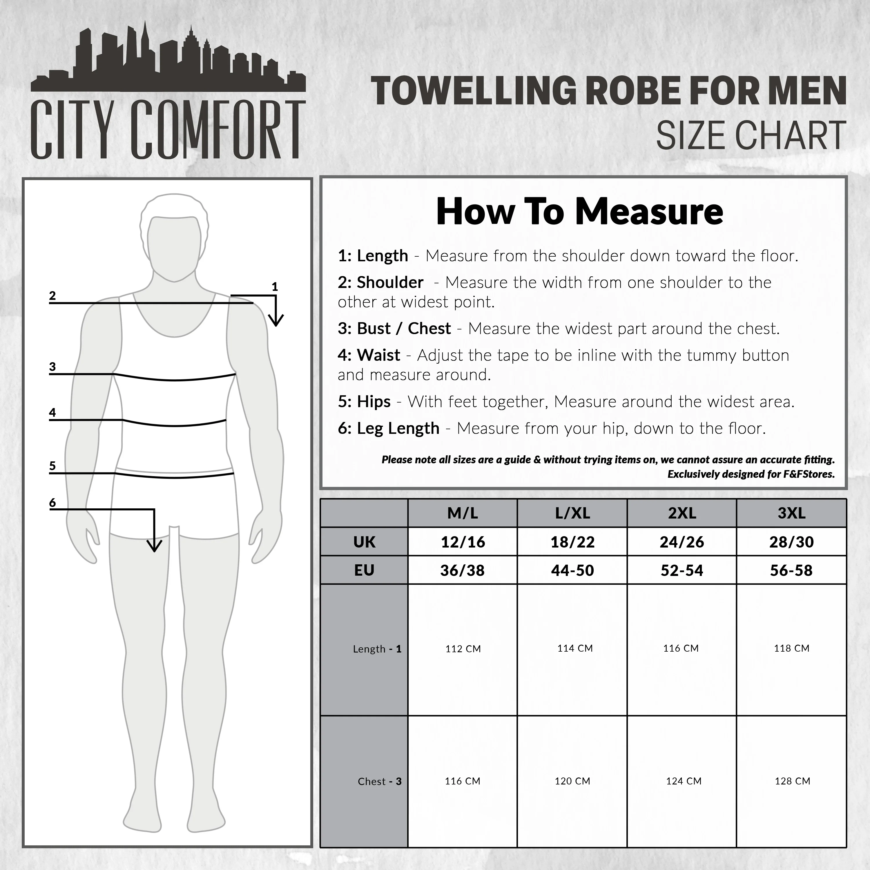 Bath Robes for Men - Absorbent Cotton Terry Towelling Bathrobe - Image 6
