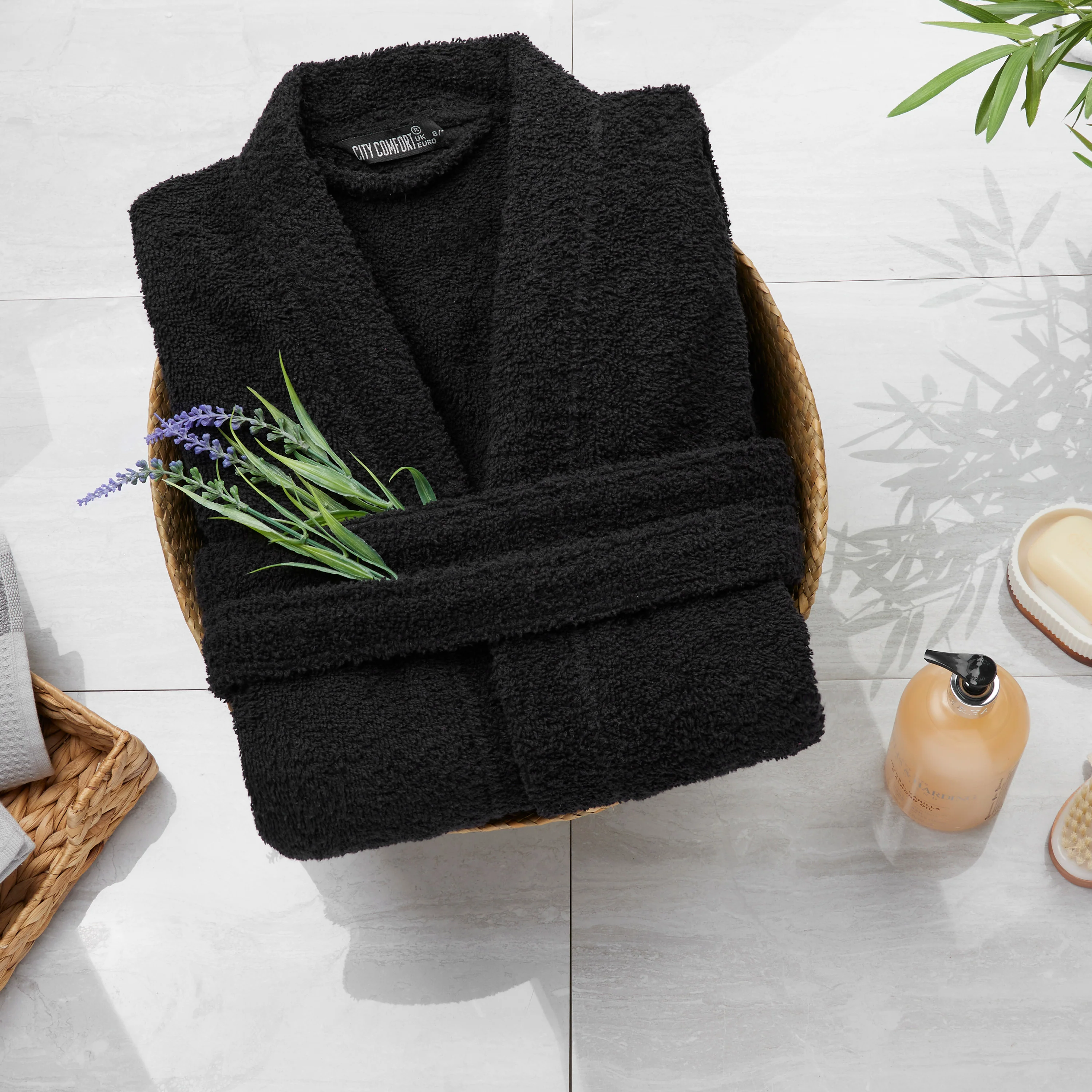Bath Robes for Women - Absorbent Cotton Terry Towelling Bathrobe - Image 26