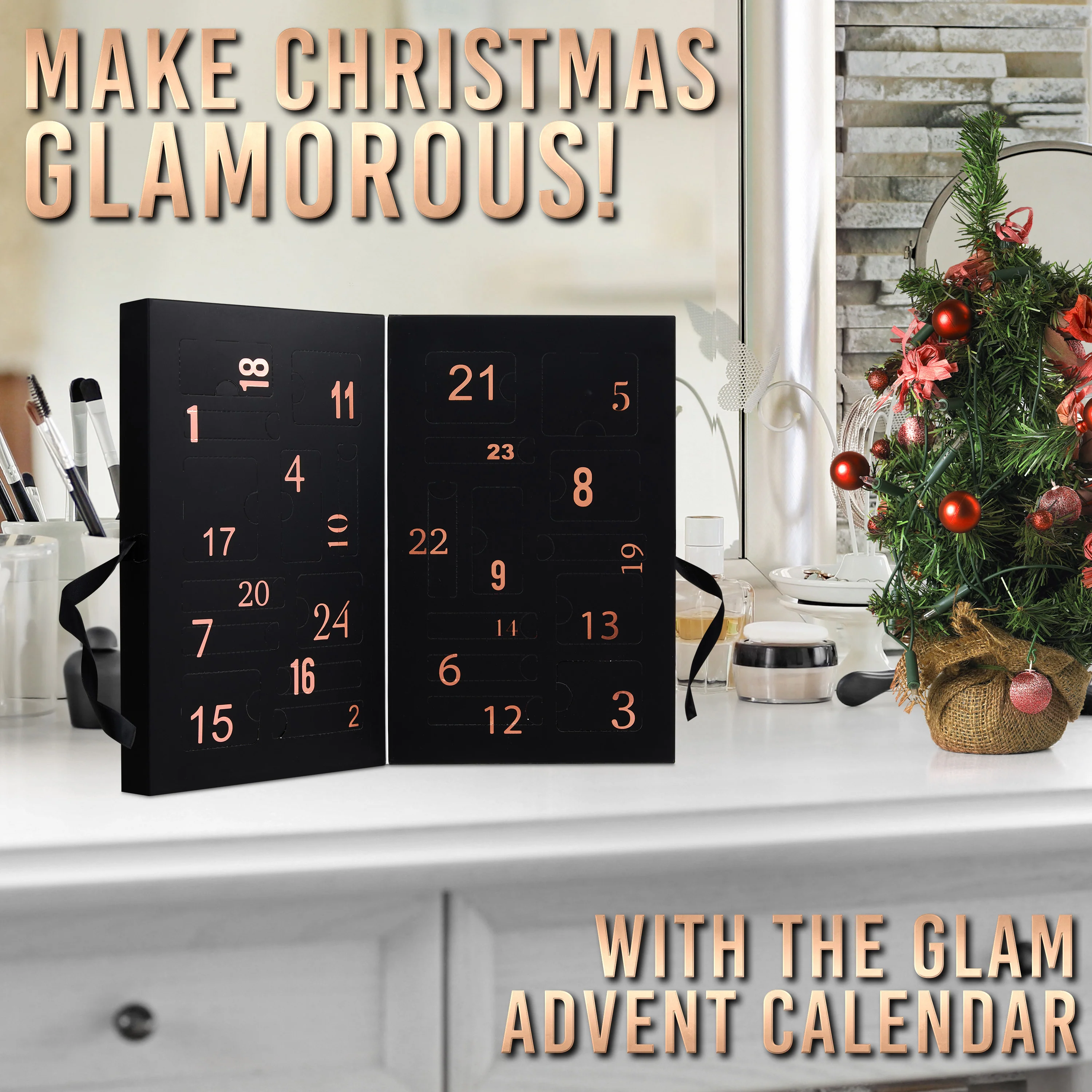 Beauty Advent Calendar 2025 for Women - Black - Image 7