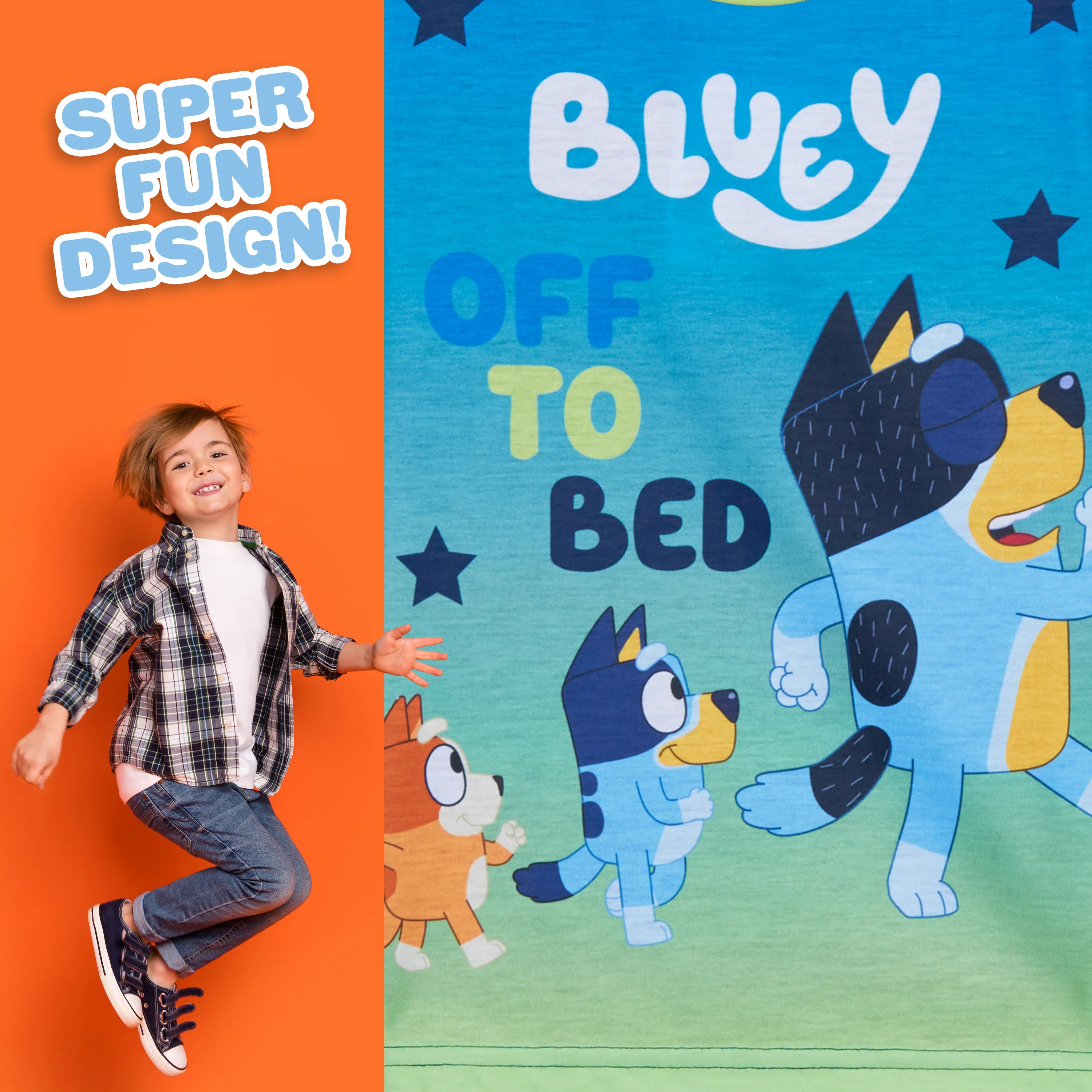 Bluey Boys Long Pyjama Set, Comfy Breathable Loungewear PJs - Gifts for Boys - Image 2