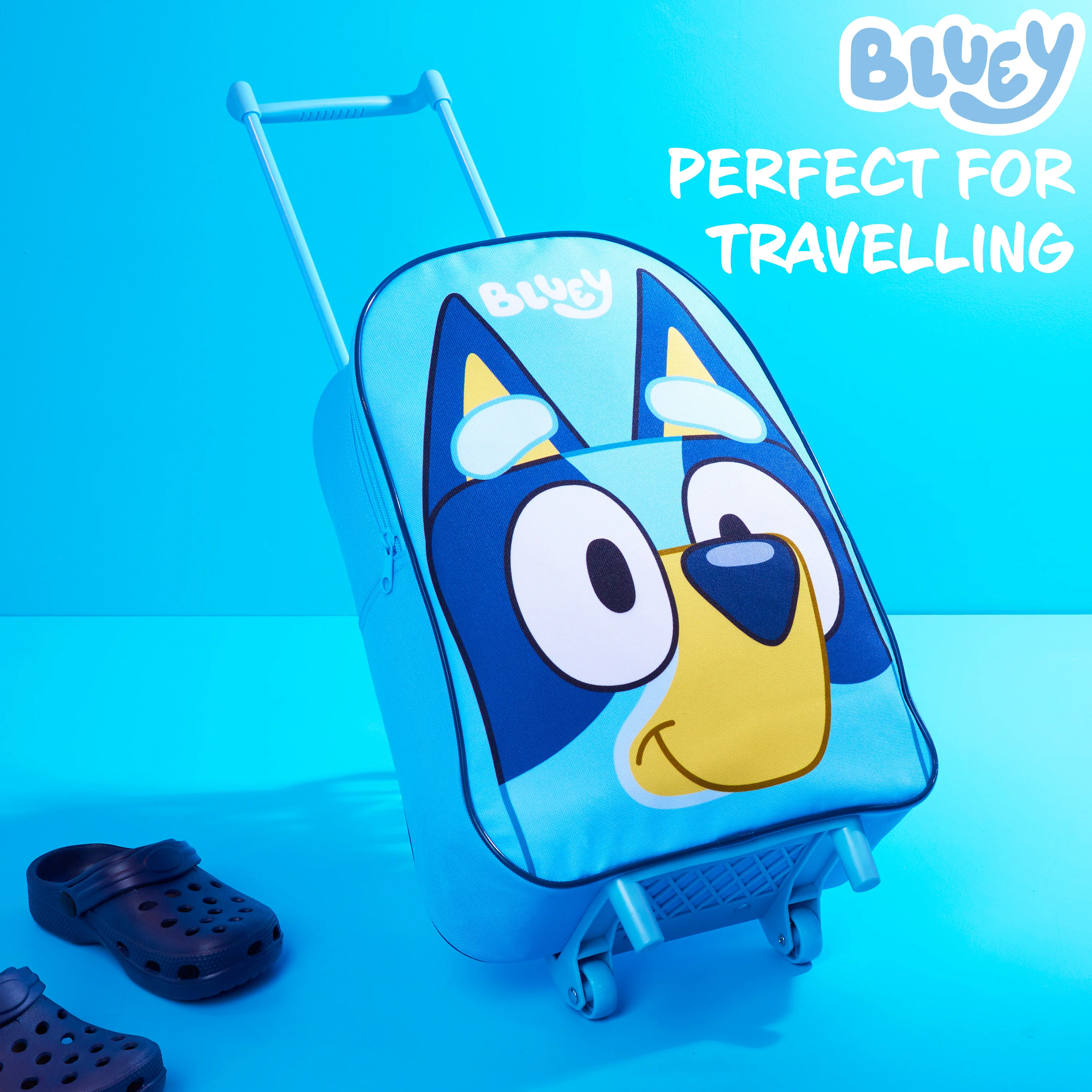Bluey Children’s Luggage Suitcase - Foldable Trolley Bag - Image 2
