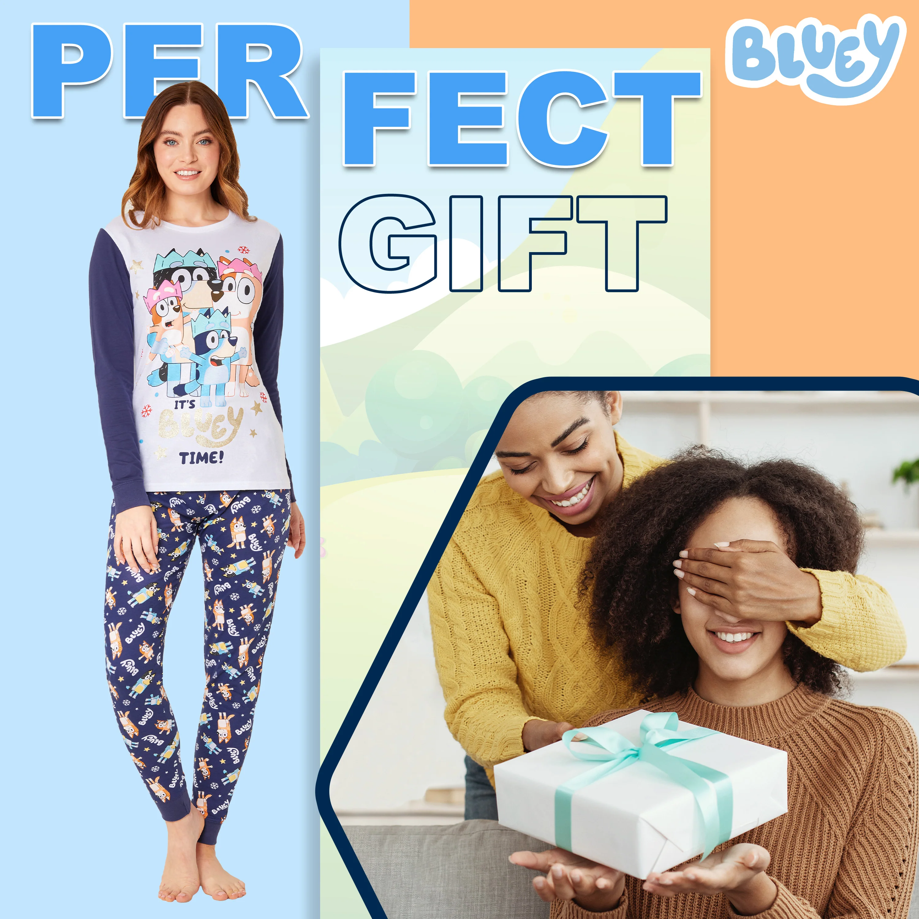 Bluey Christmas Matching Family Pyjamas - Xmas Matching PJs for Women - Image 3