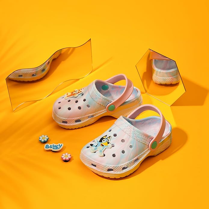 Bluey Clogs for Kids Toddlers Fun Garden Shoes Slip On with Shoe Charms - Image 2