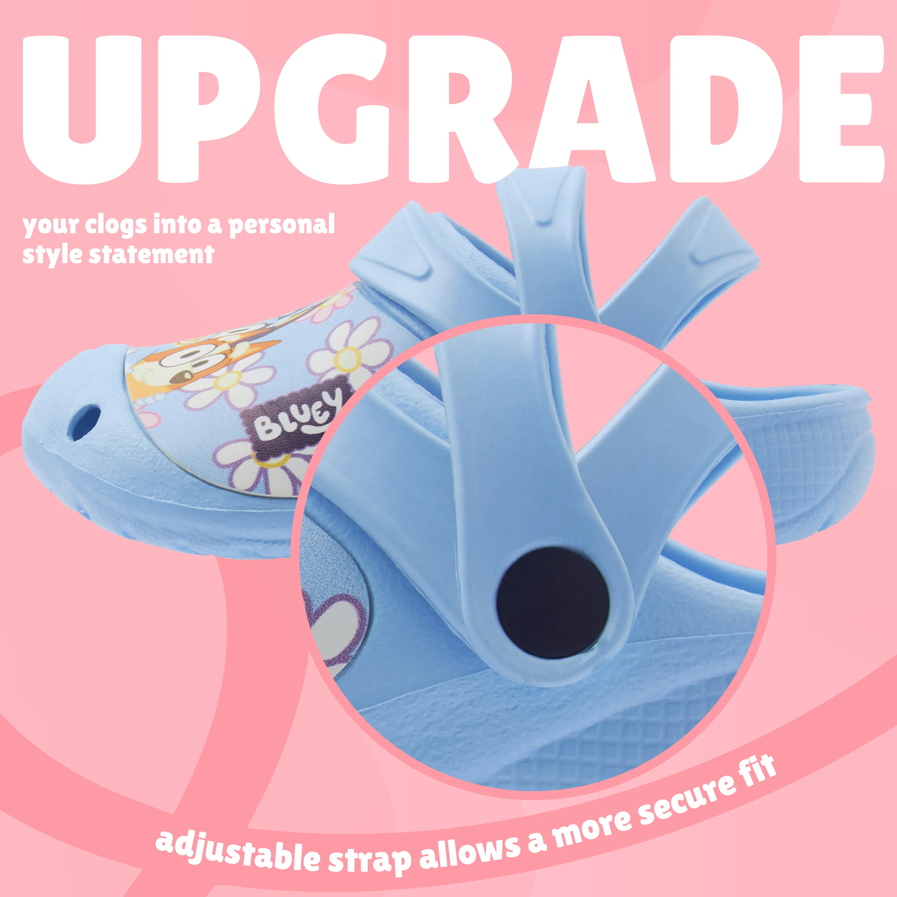 Bluey Clogs for Kids Toddlers Fun Garden Shoes Slip On with Shoe Charms Indoor Outdoor Summer Slippers Home Beach Pool Holiday - Image 4