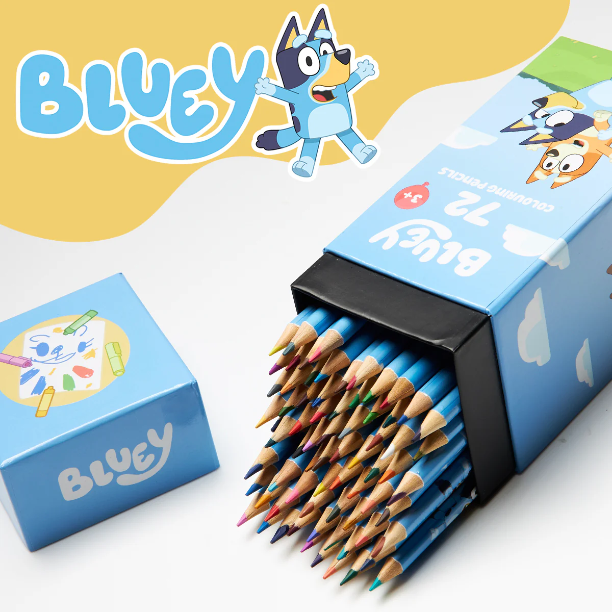 Bluey Colouring Pencils for Kids - 72 Pencils Colouring Box - Image 6