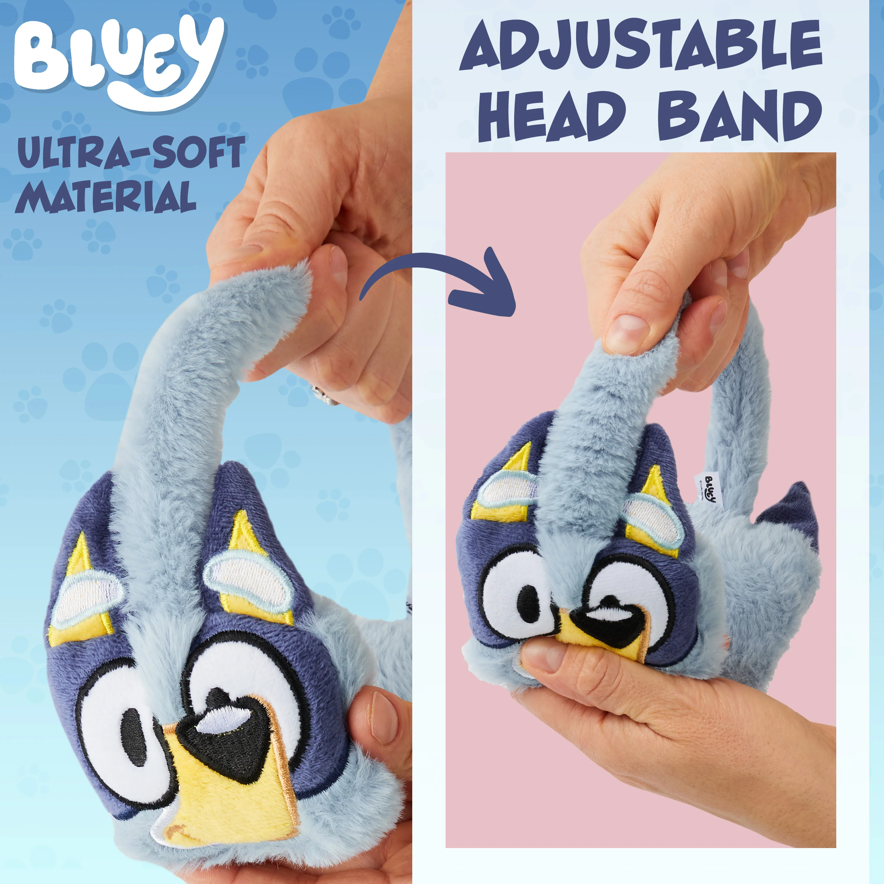 Bluey Girls Fluffy Earmuffs, Winter Accessories Ear Warmers - Gifts for Kids - Image 6