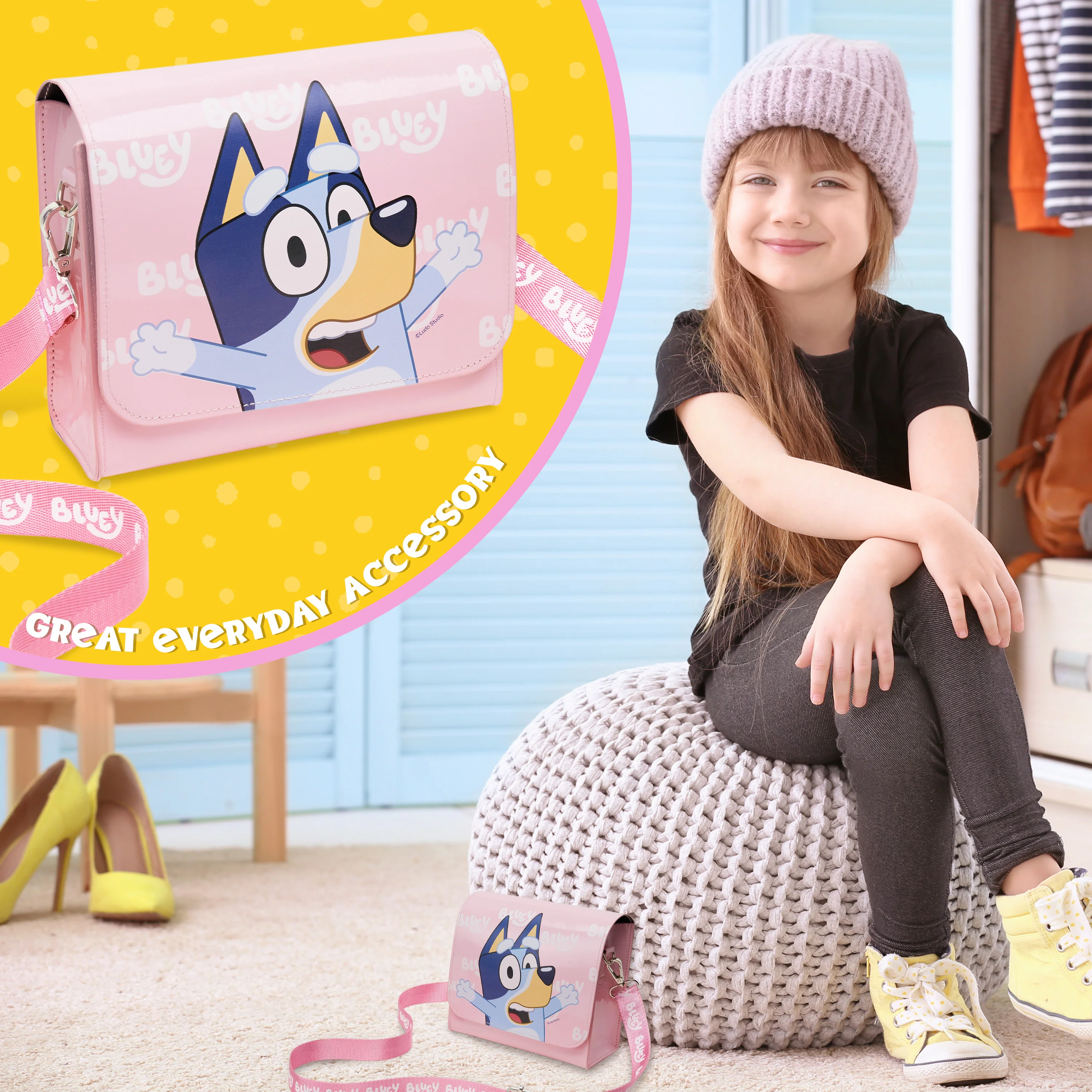 Bluey Girls Handbag - Cute Shoulder Bag for Kids, Adjustable Strap - Girls Gifts - Image 5