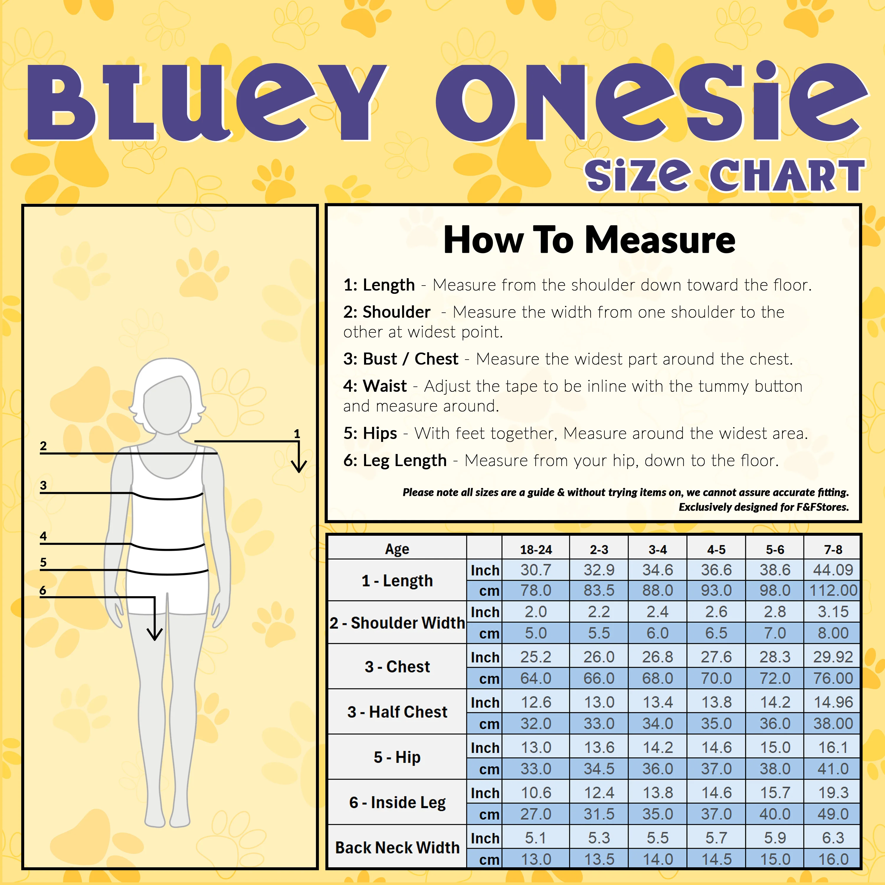 Bluey Girls Jersey Onesie with Cuffed Sleeves and Ankles, Cosy Loungewear - Gifts for Girls - Image 6