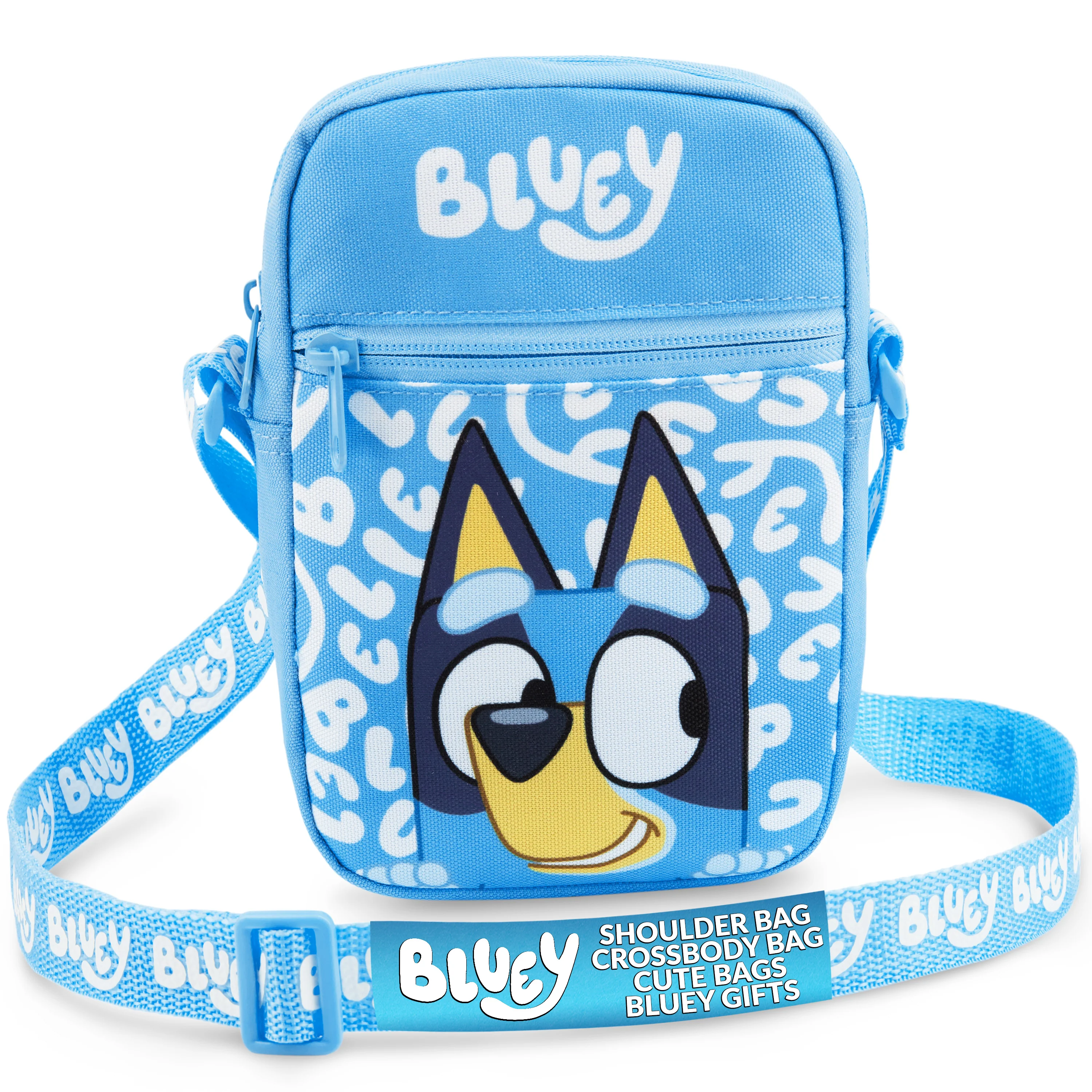 Bluey Handbag for Girls Cute Cross Body Bag with Adjustable Strap for Shopping Days Out Holiday Gifts for Girls