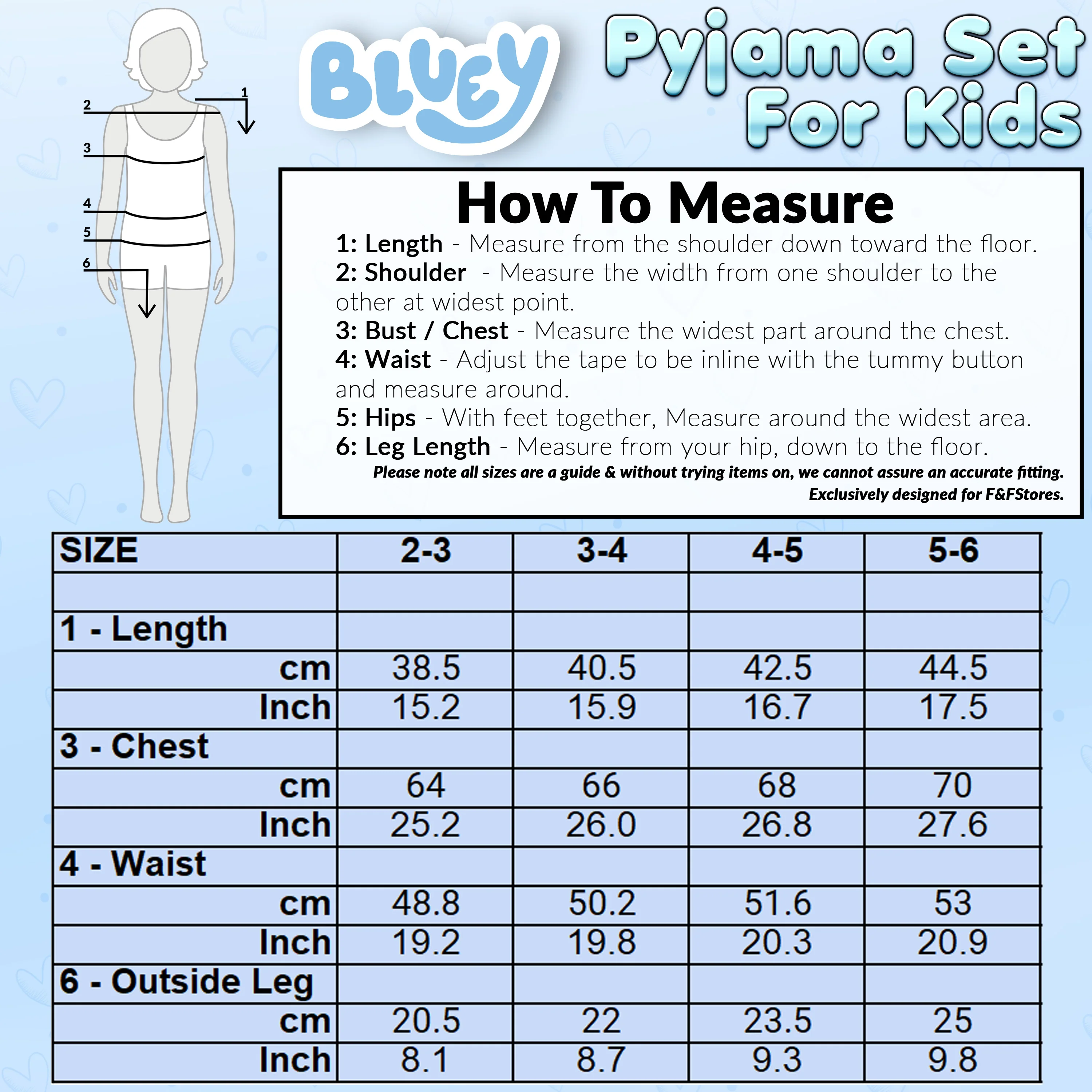 Bluey Pyjamas for Kids Girls and Boys PJs 2 Piece Nightwear T-Shirt Short Kids PJs - Image 6