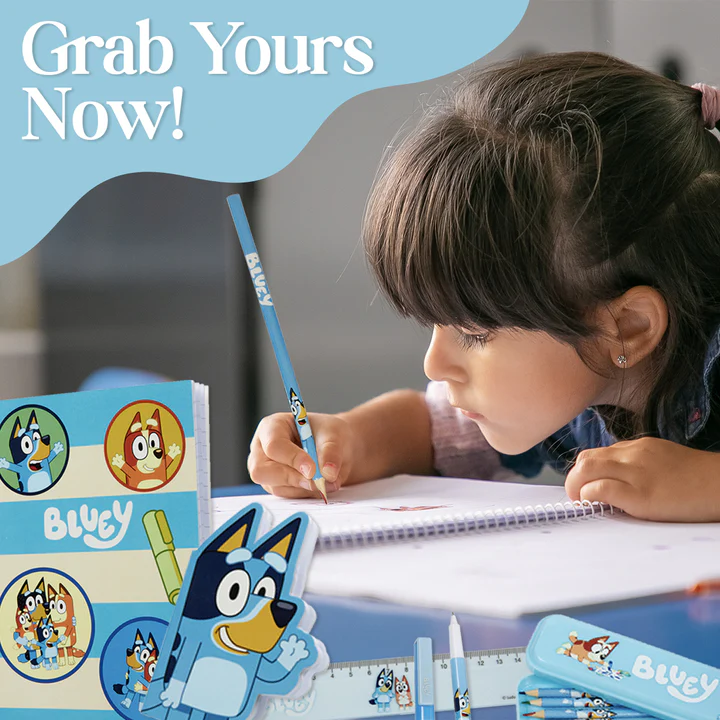 Bluey School Supplies Stationery Set with Notebook for Preschool - Kids Gifts - Image 6