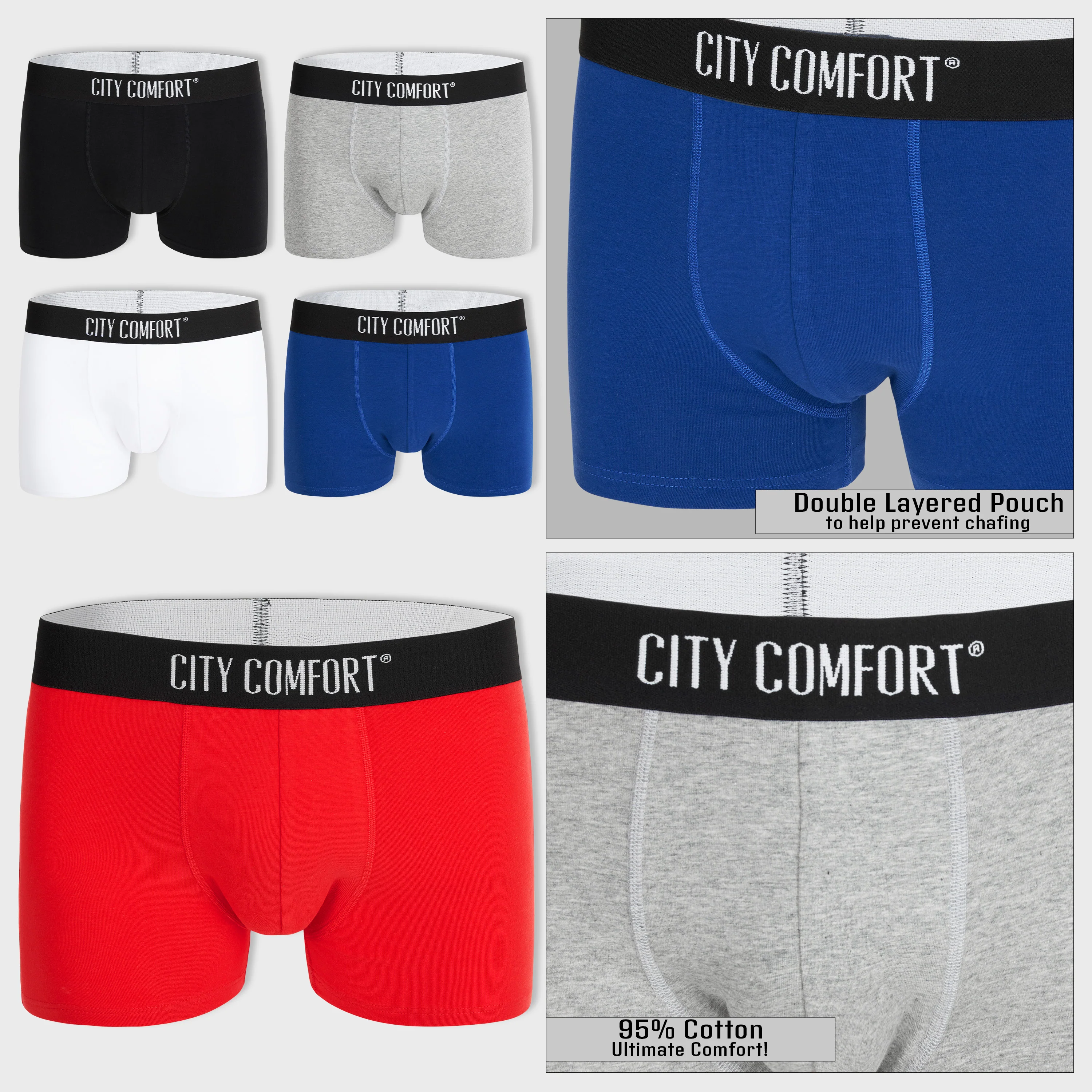 Boxers for Men - Pack of Men Cotton-Rich Boxer Shorts - Image 4