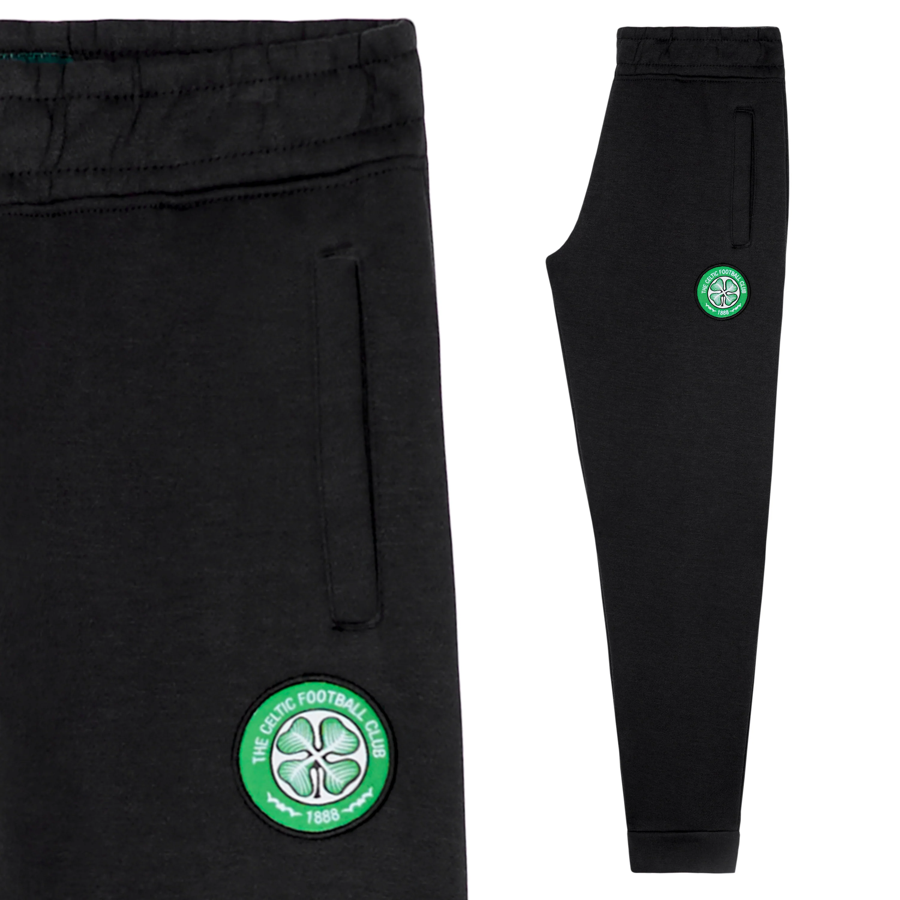 Celtic F.C. Boys Sweatpants with 2 Pockets and Cuffed Ankles - Image 3