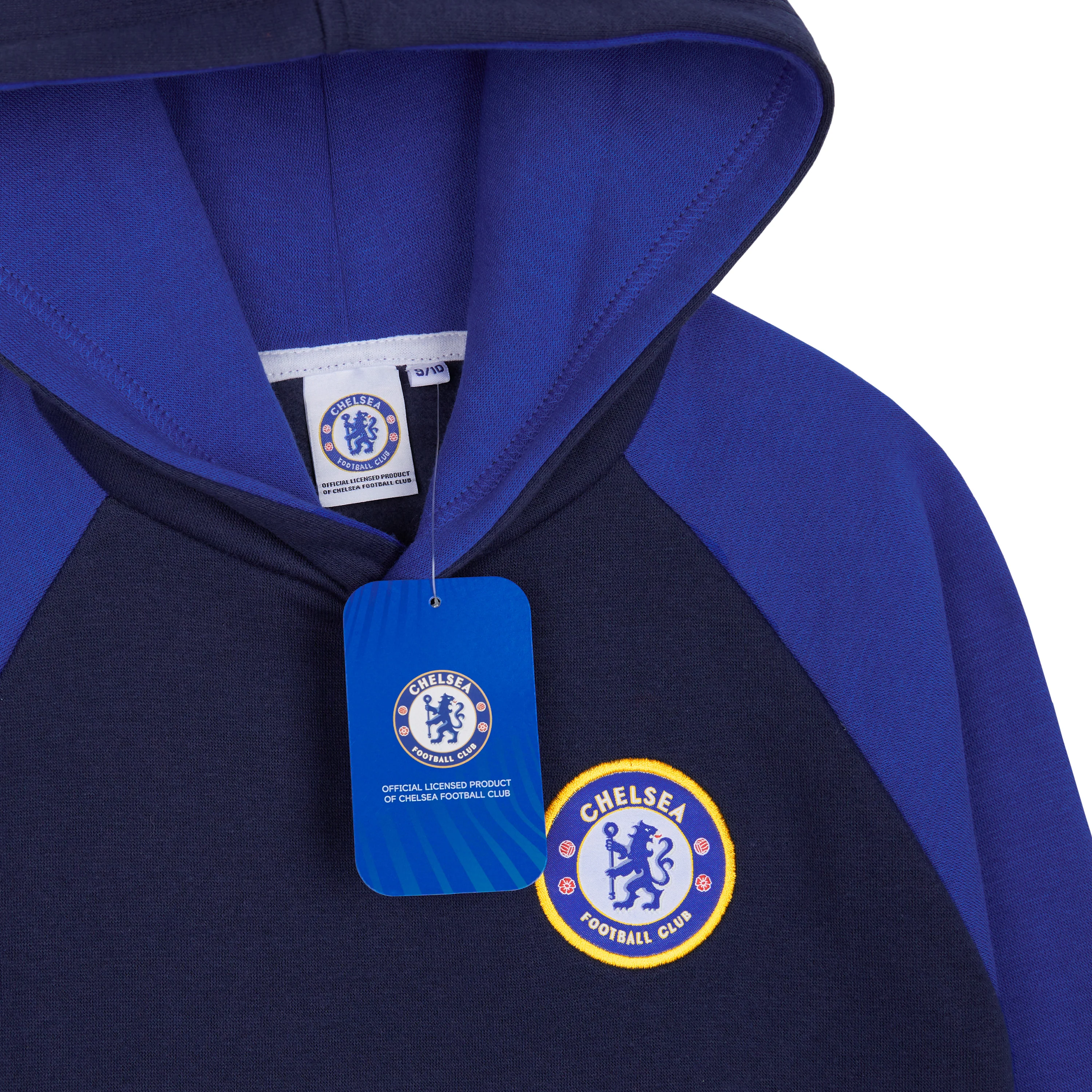 Chelsea F.C. Boys Pullover Hoodie with Pockets - Image 5