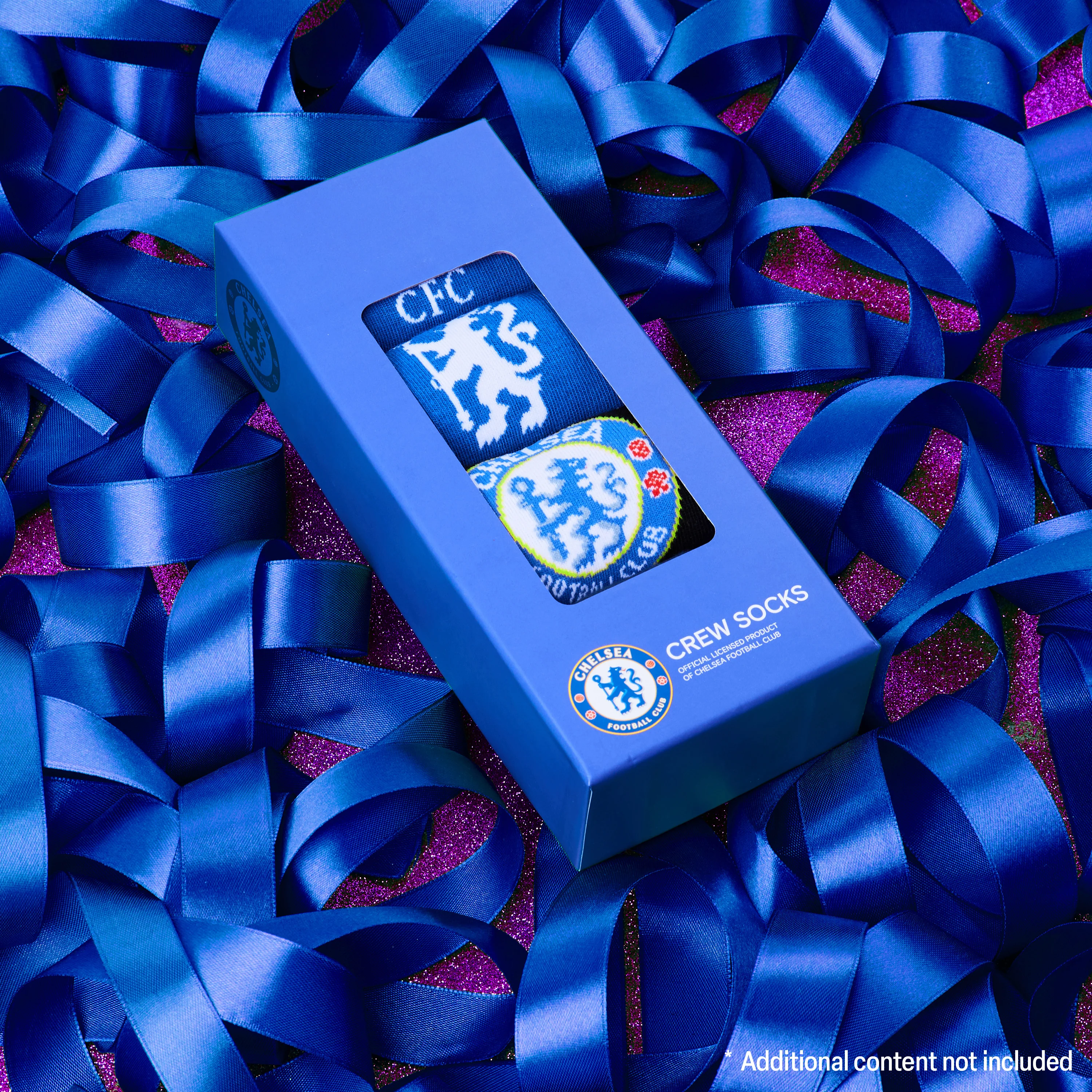 Chelsea F.C. Boys Socks, 4 Pack Breathable Socks Supporters' Gear - Gifts for Boys - Image 2