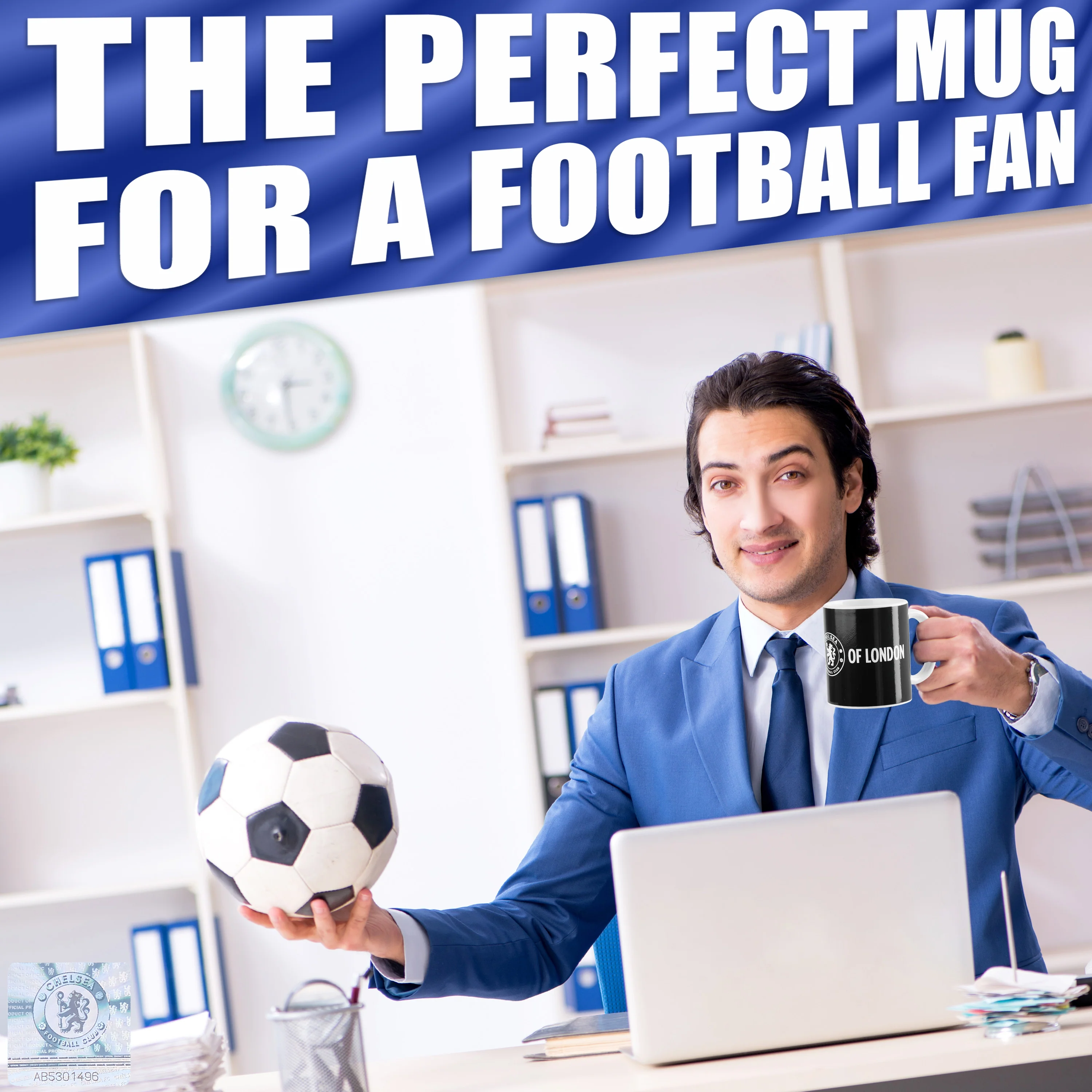 Chelsea F.C. Coffee Mug, 320ml Ceramic Heat Colour Changing Mug Supporters' Gear - Image 2