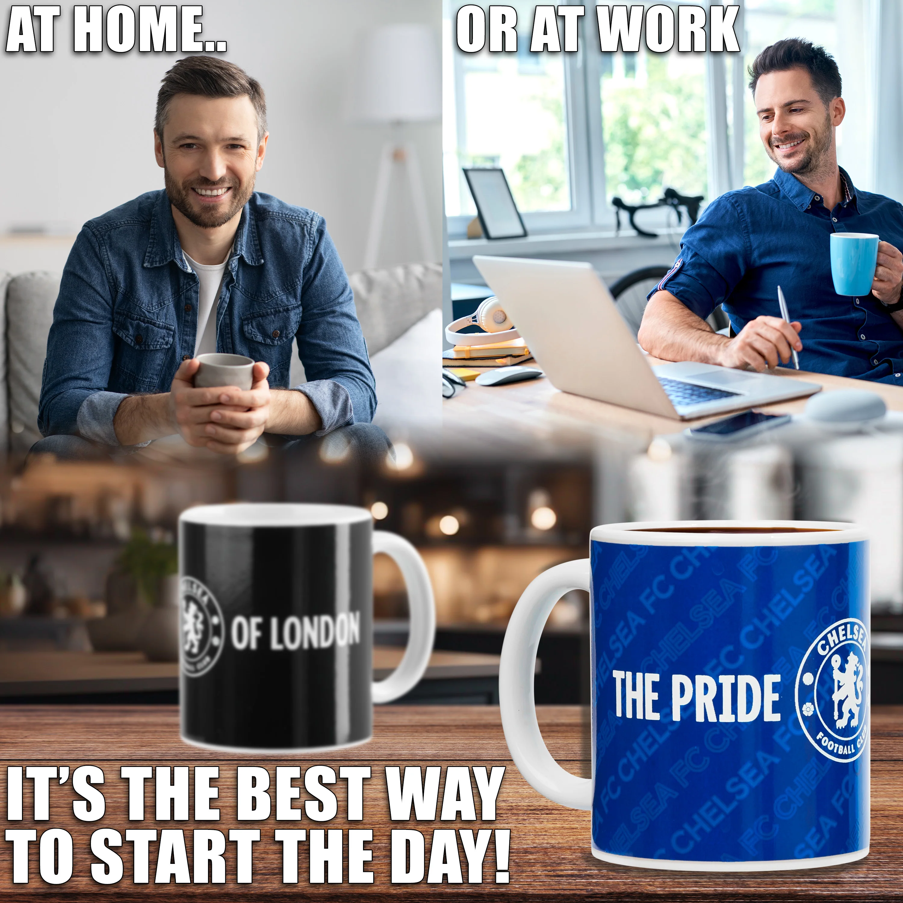 Chelsea F.C. Coffee Mug, 320ml Ceramic Heat Colour Changing Mug Supporters' Gear - Image 5