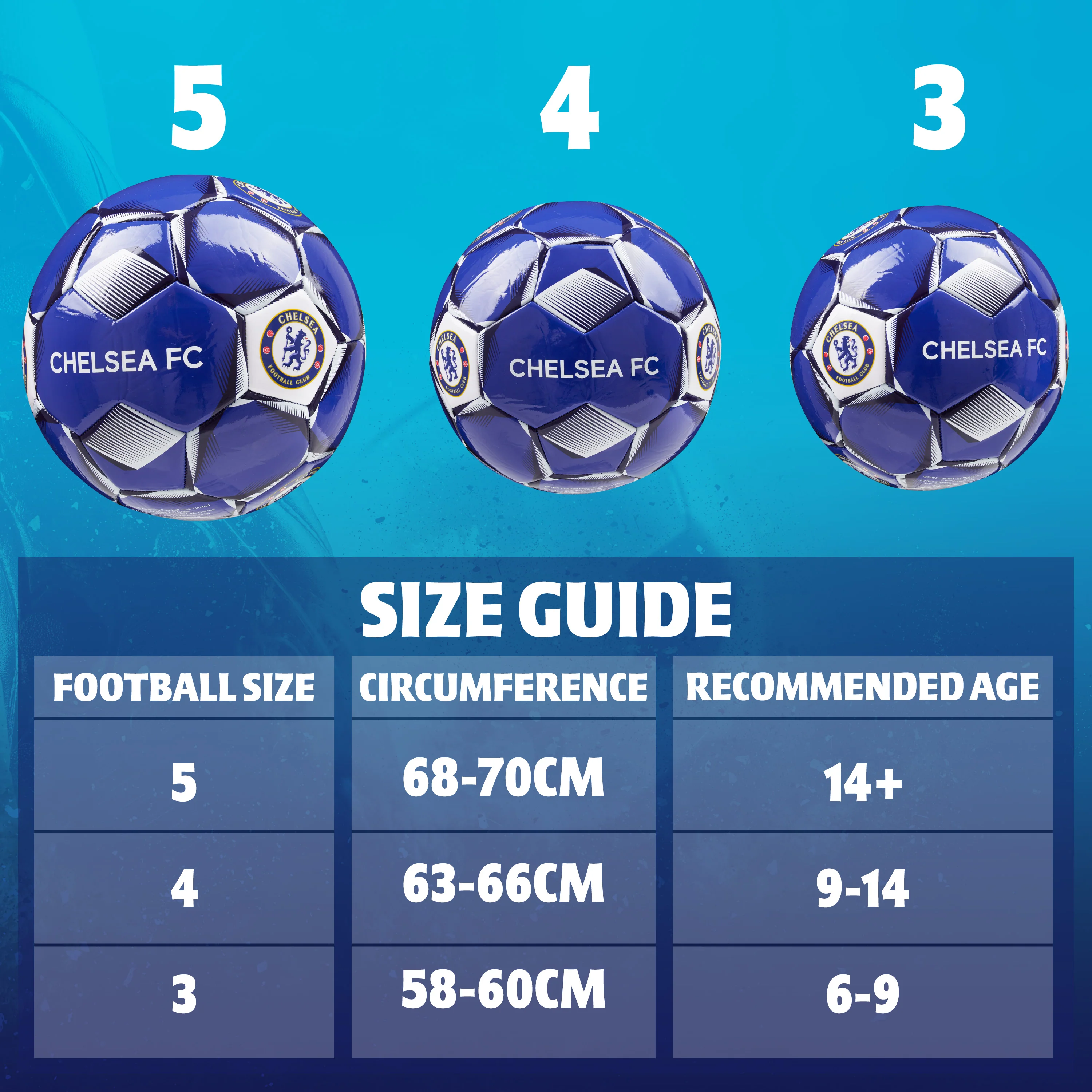 Chelsea F.C. Football Soccer Ball for Adults & Teenagers - Size 4 - Image 6