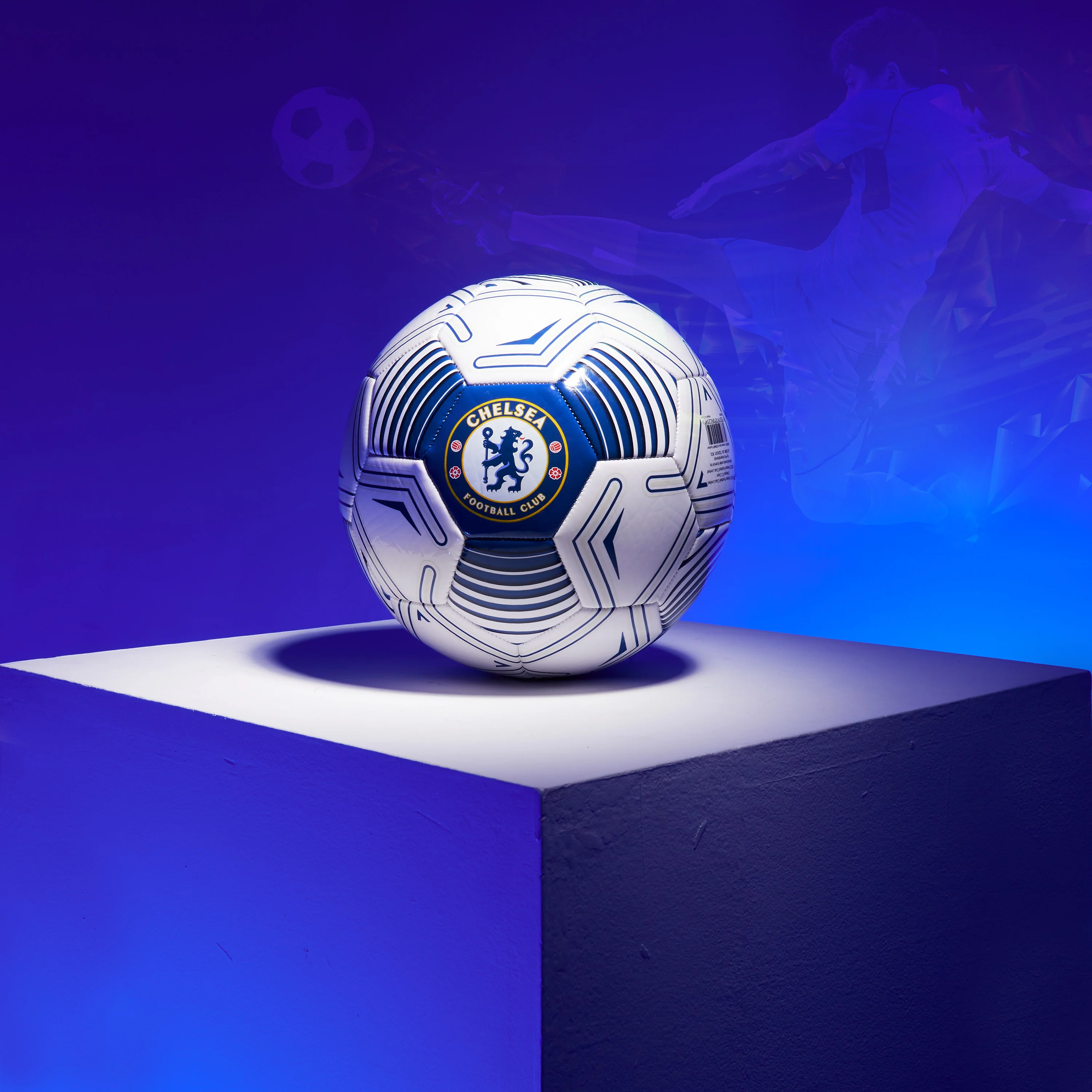 Chelsea F.C. Football Soccer Ball for Adults & Teenagers - Size 3 - Image 2