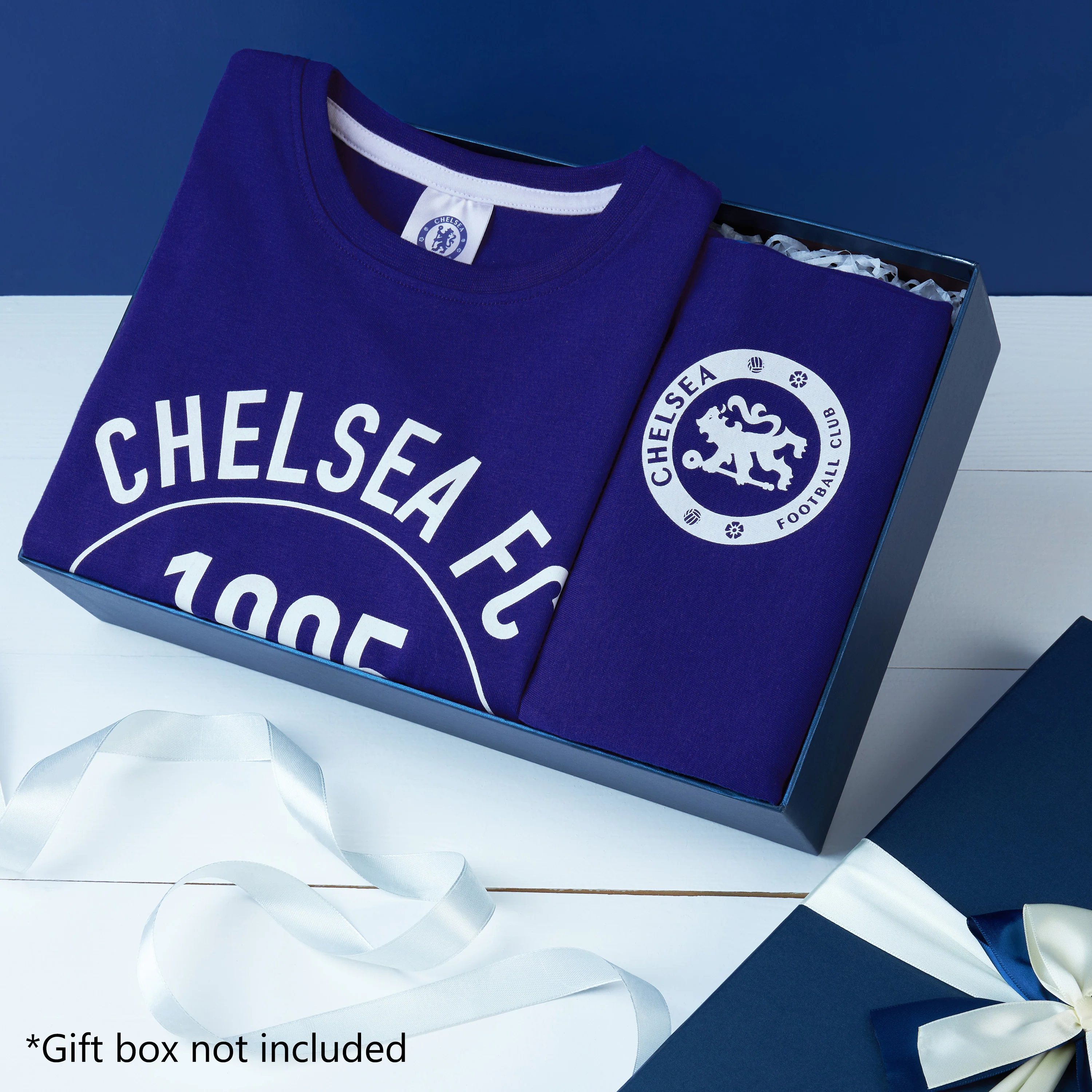 Chelsea F.C. Mens Short Pyjamas Set, Cotton Lounge Wear Gifts - Image 2