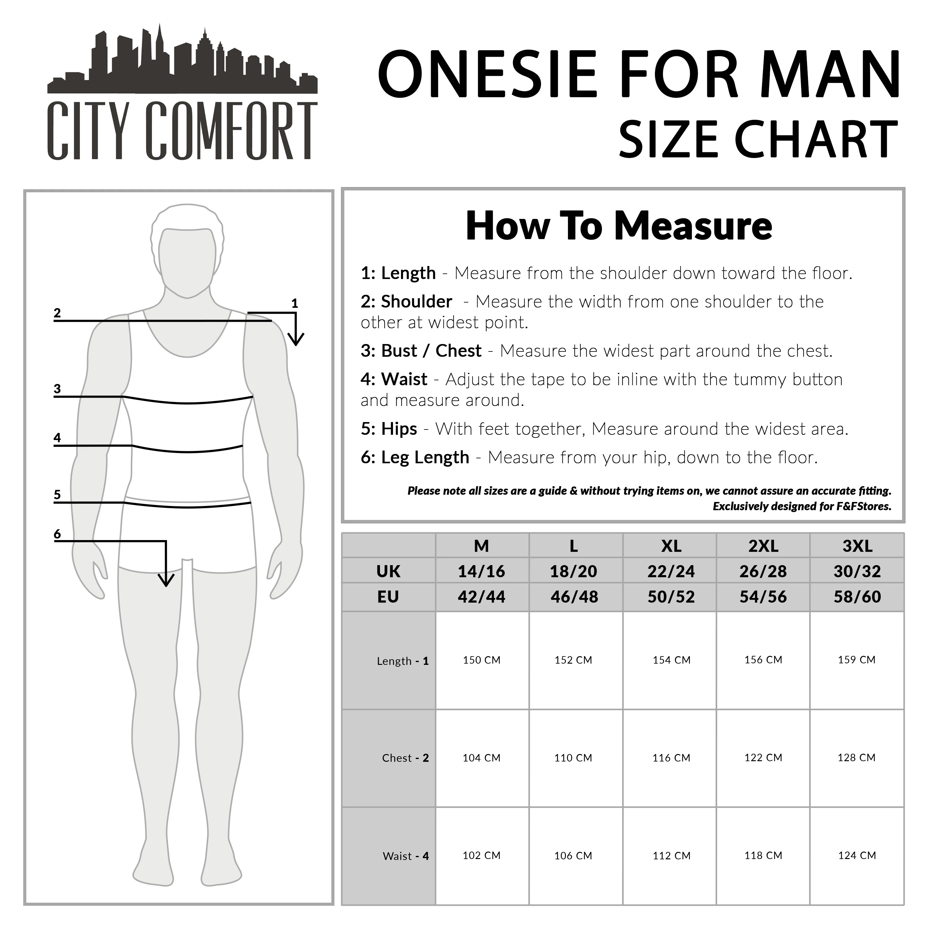 CityComfort Adult Onesie for Men & Teenagers - Image 7
