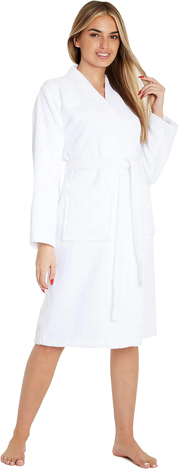 CityComfort Bath Robes for Women Cotton Towelling Dressing Gown - Image 27