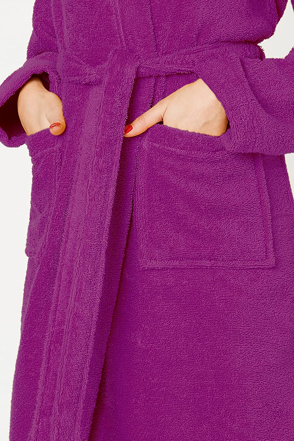 CityComfort Bath Robes for Women Cotton Towelling Dressing Gown - Image 37
