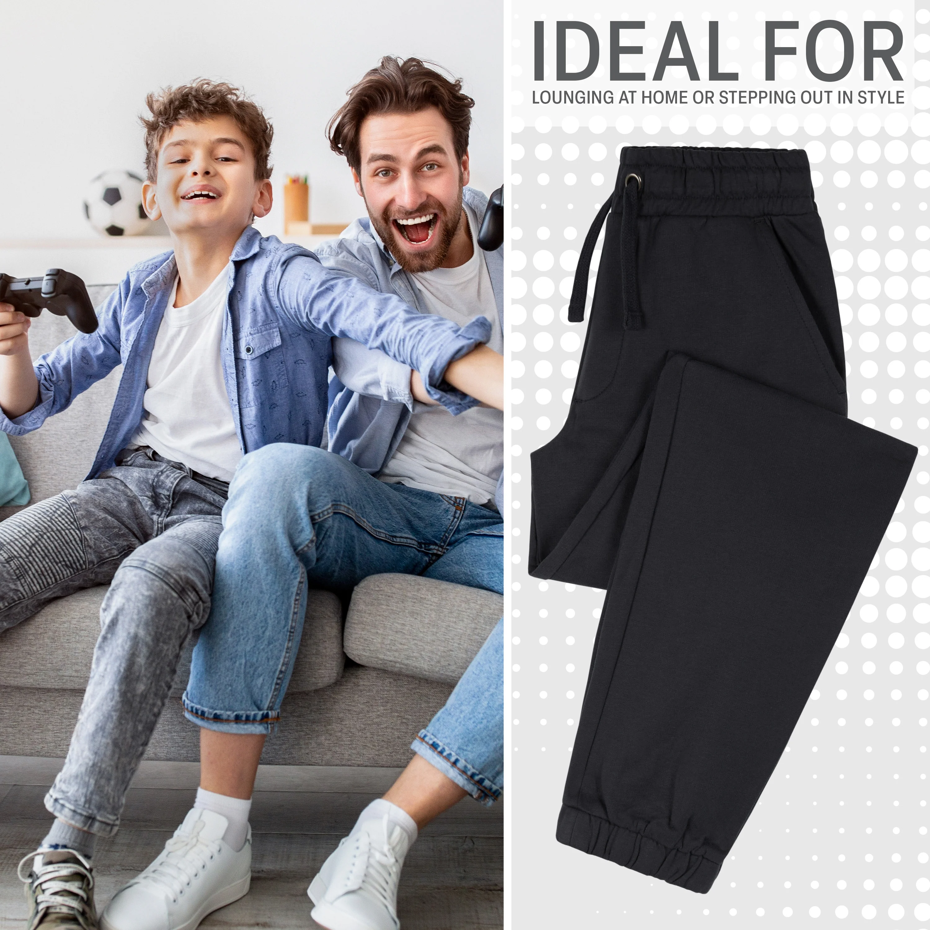 CityComfort Boys Cargo Joggers with 4 Pockets Comfy Casual Stylish Sweatpants - Gifts for Him - Image 14