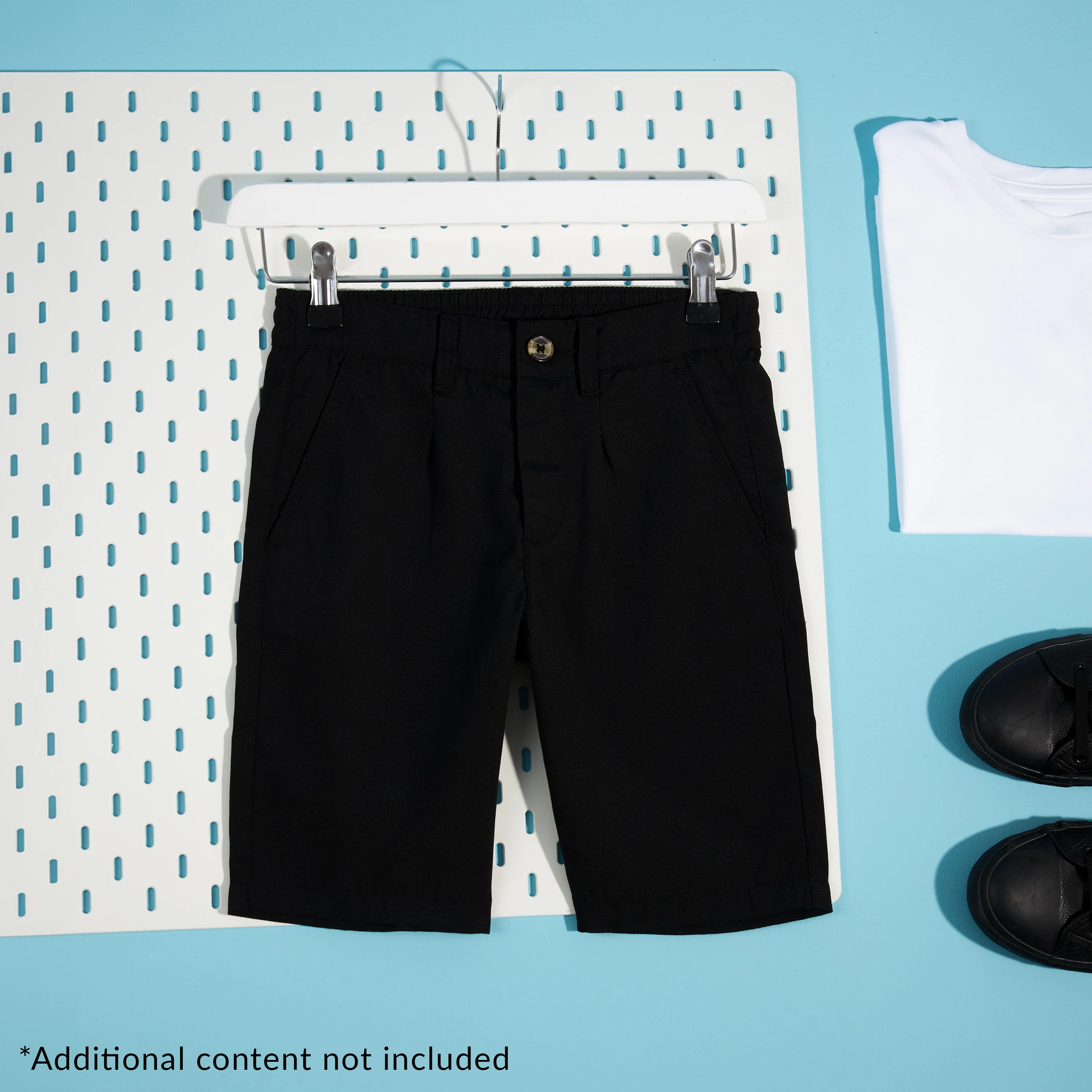 CityComfort Boys Chino Shorts with 2 Pockets, Elasticated Waist - Image 2