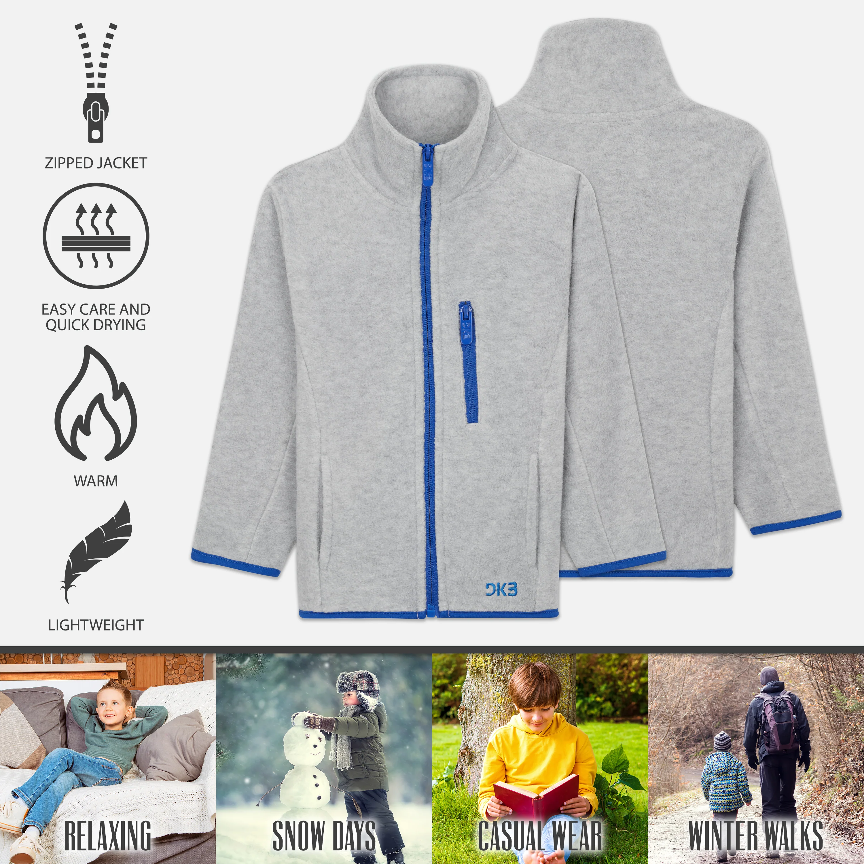 CityComfort Boy's Fleece Jacket - Image 11