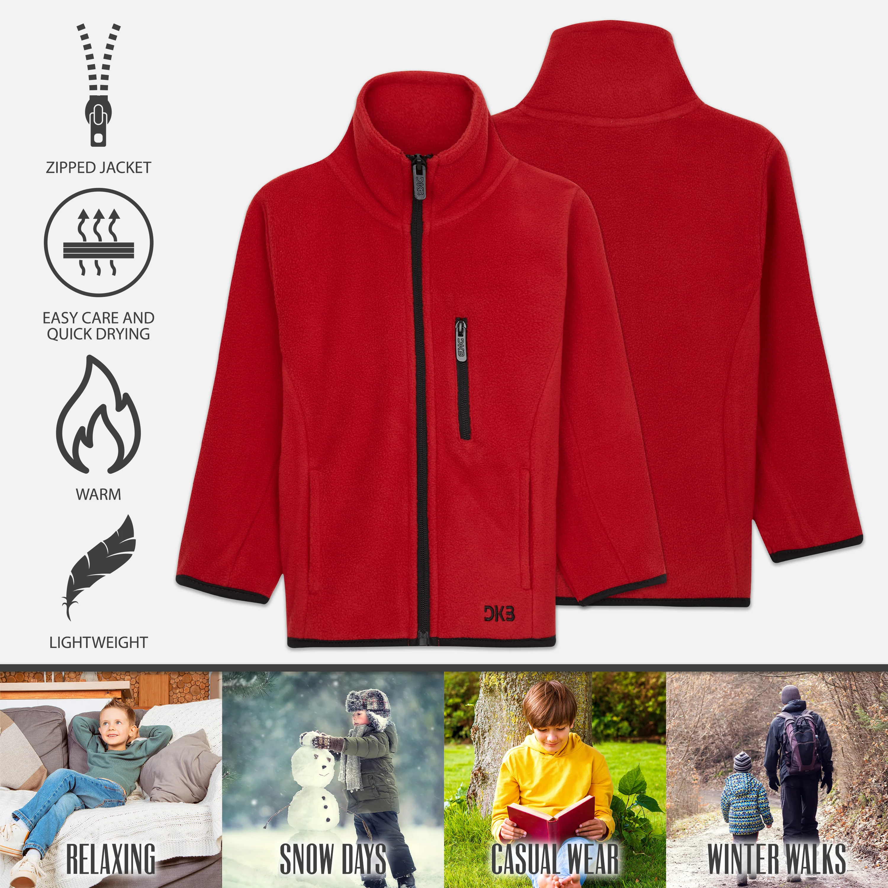 CityComfort Boy's Fleece Jacket - Image 18