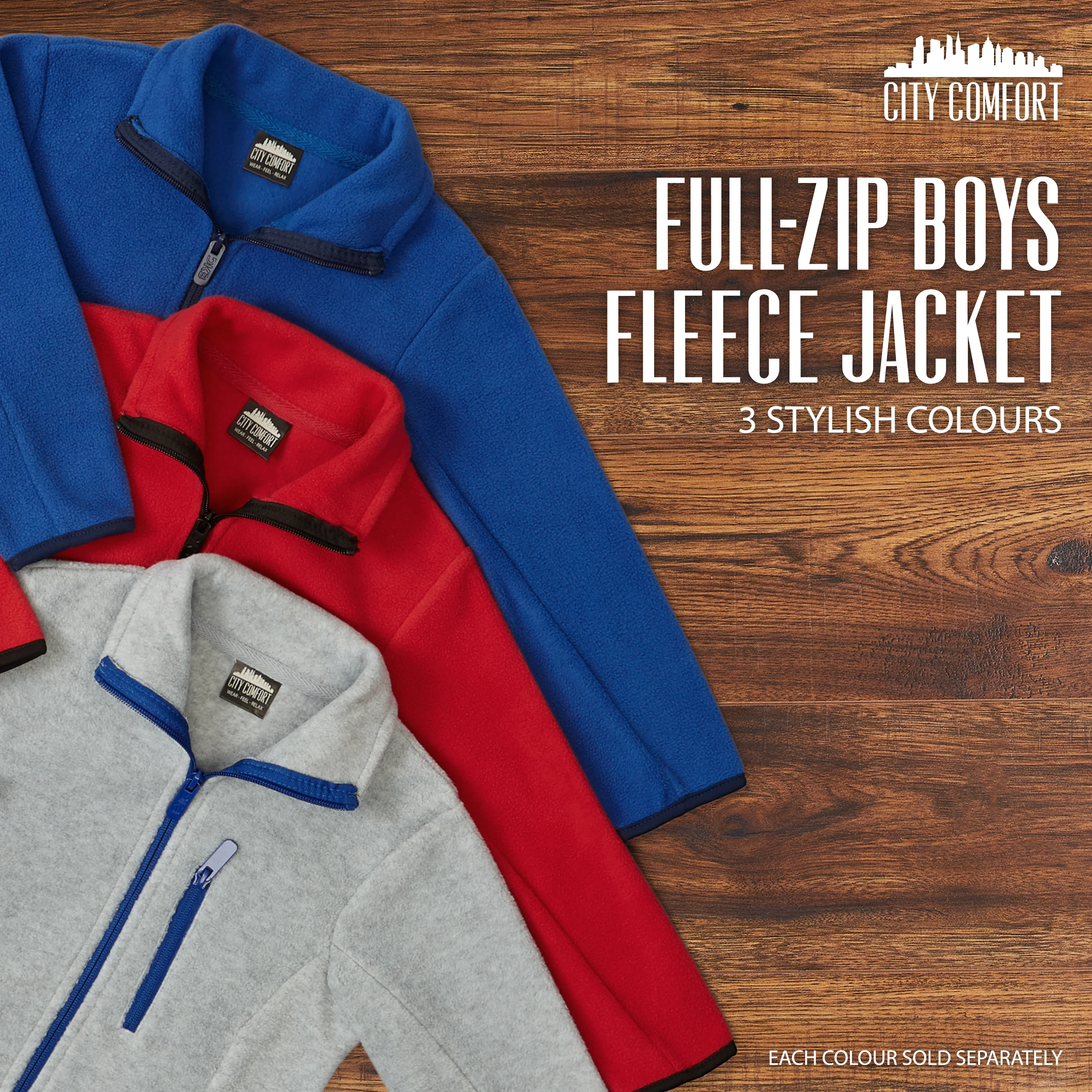 CityComfort Boy's Fleece Jacket - Image 21