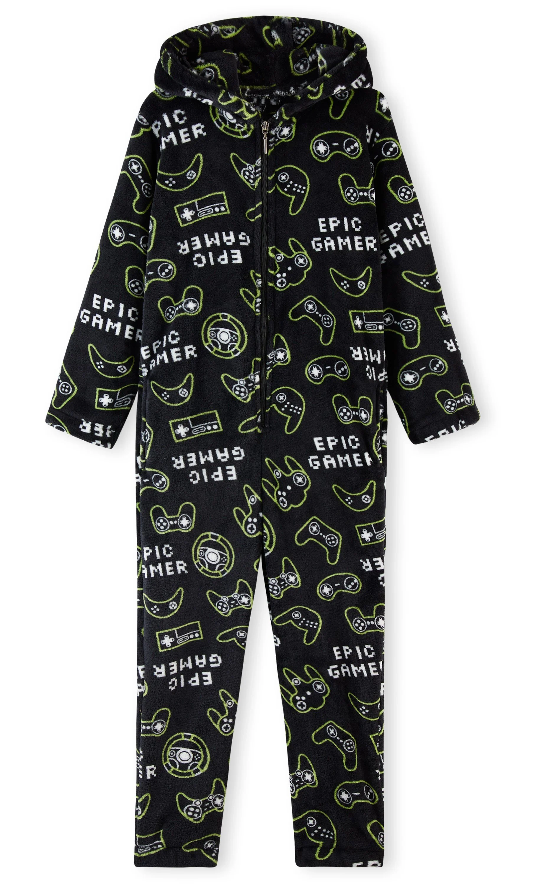 CityComfort Boys Onesie, Fleece Pyjamas, All in One Gaming Sleepsuit