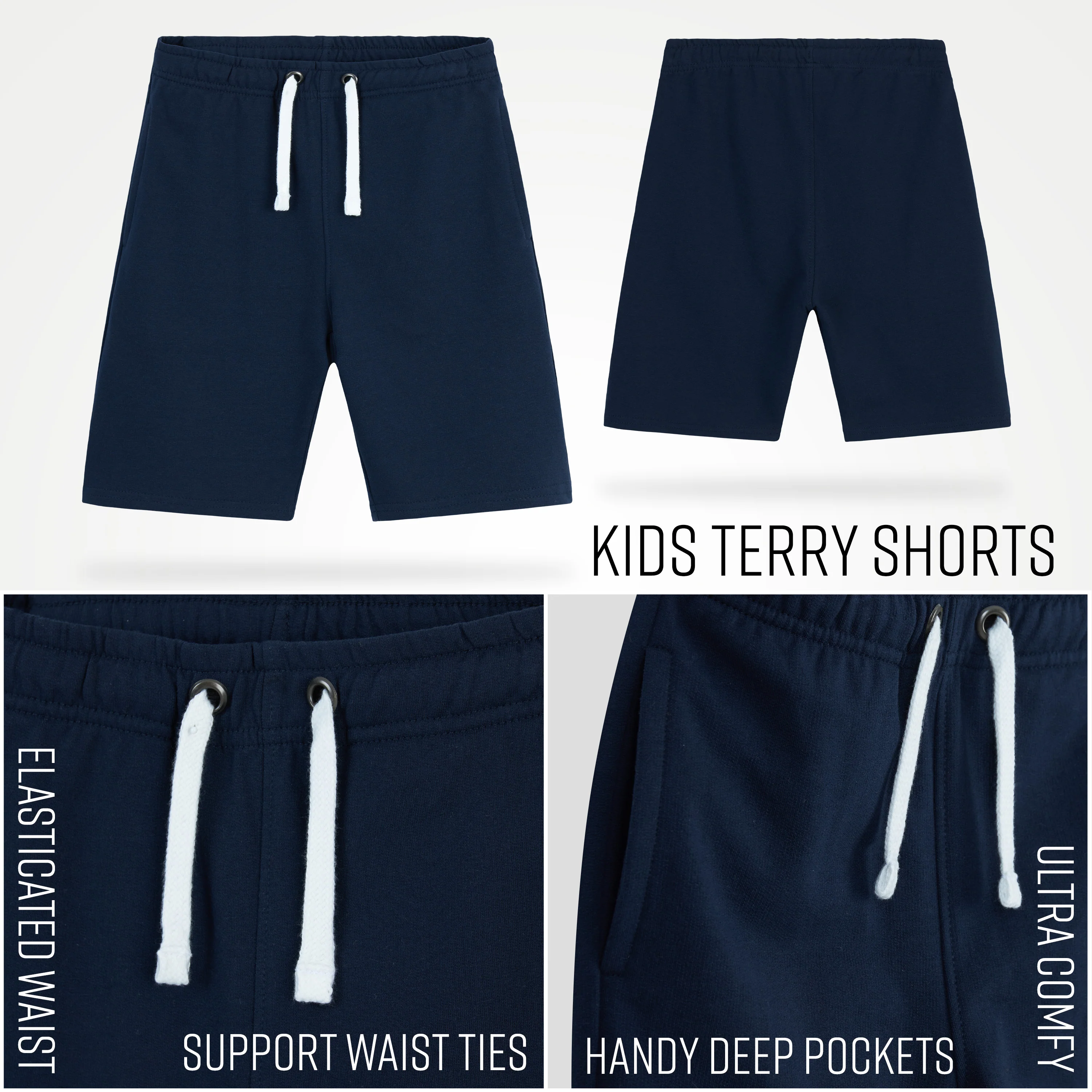 CityComfort Boys Shorts, Football Shorts with Pockets - Image 11