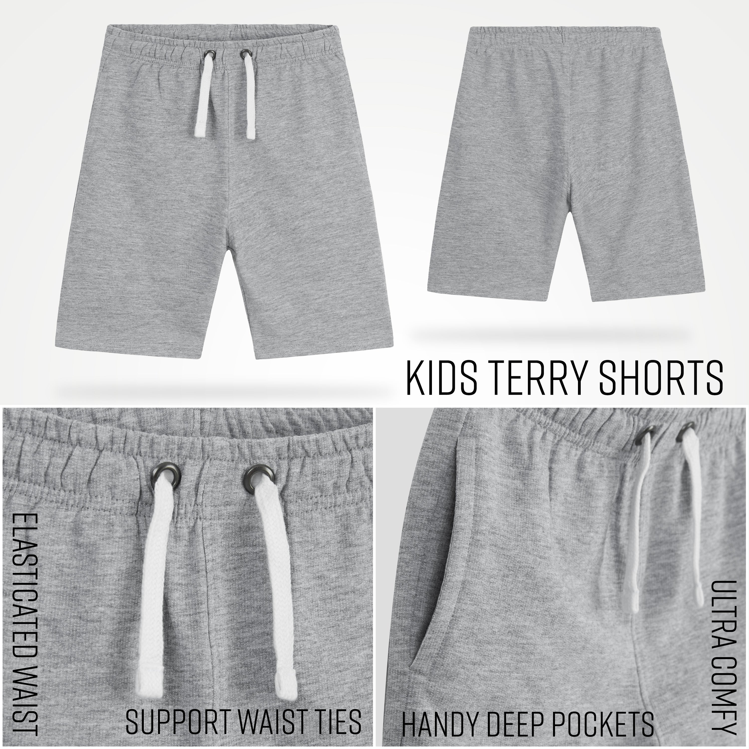 CityComfort Boys Shorts, Football Shorts with Pockets - Image 17