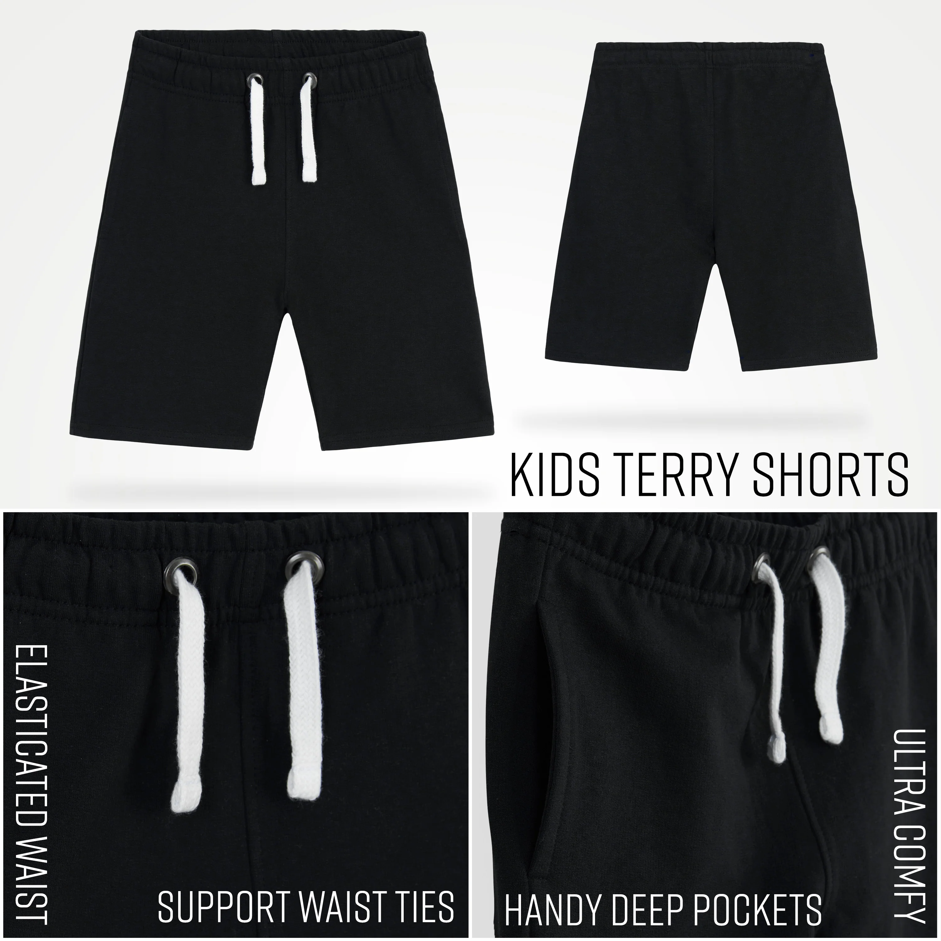 CityComfort Boys Shorts, Football Shorts with Pockets - Image 5