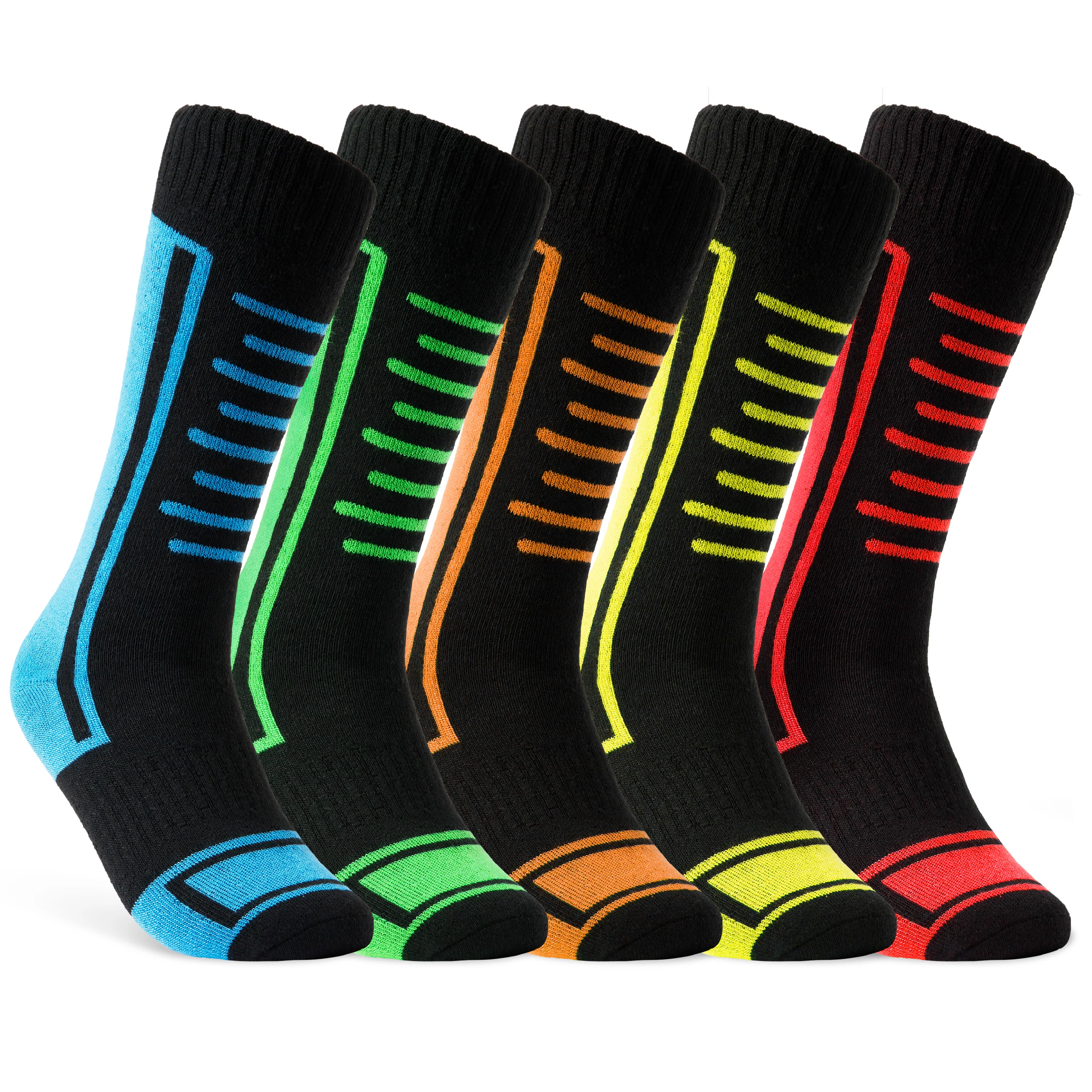 CityComfort Boys Ski Socks Multipack - Kids Thermal Socks for Skiing, Hiking & Outdoor Activities - Image 8