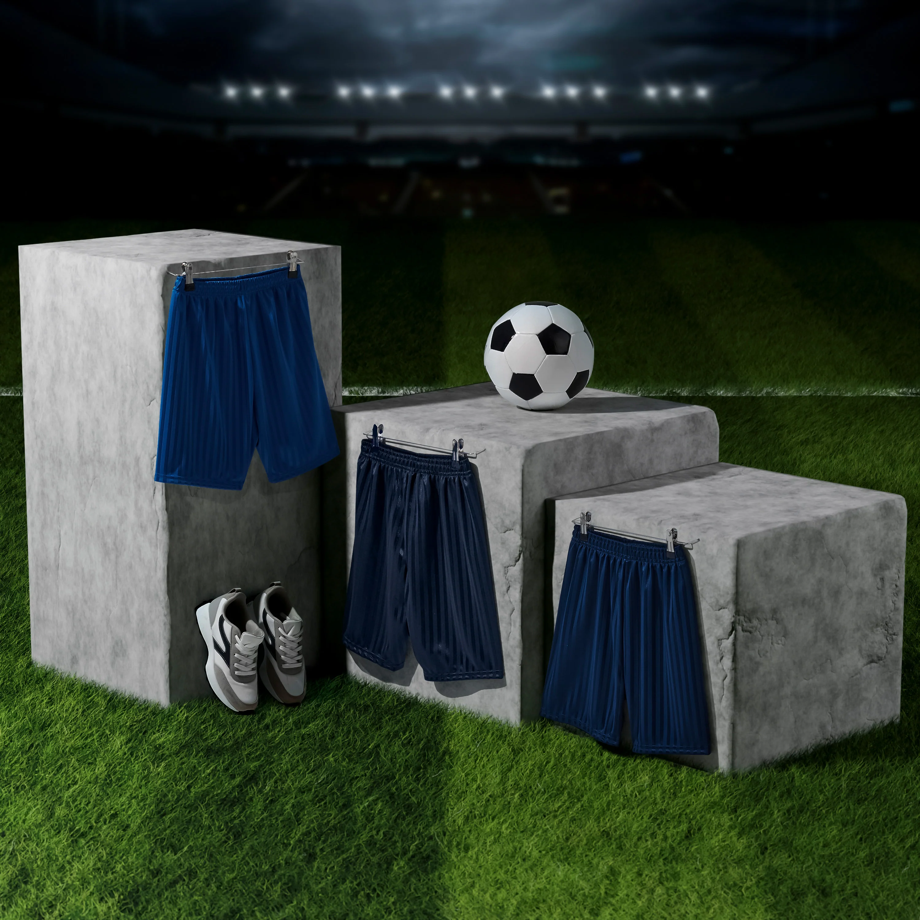 CityComfort Boys Athletic Shorts, Lightweight Breathable Sports Shorts for Football or PE - Image 3