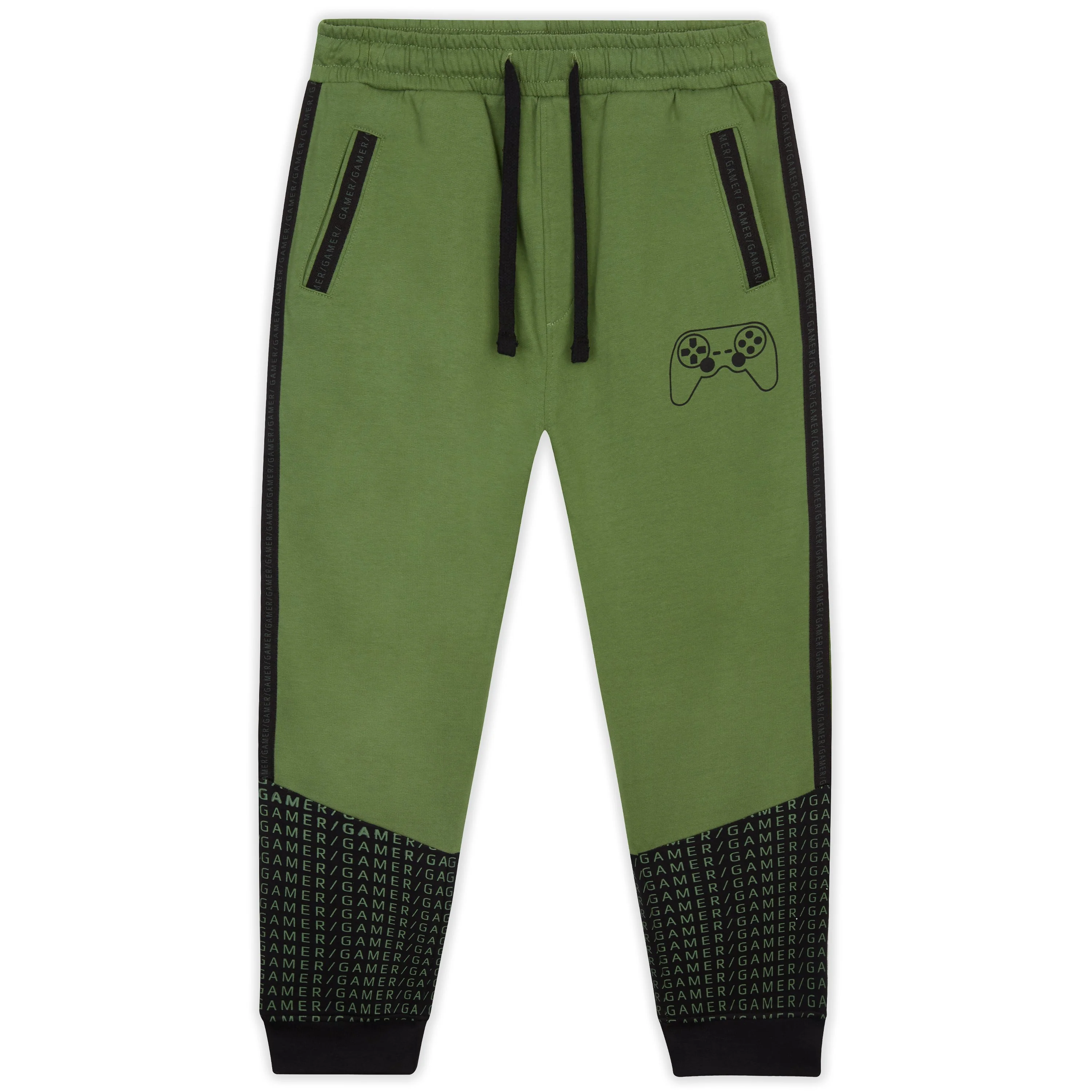 CityComfort Boys Tracksuit Bottoms, Khaki Boys Joggers, Gaming Gifts for Boys
