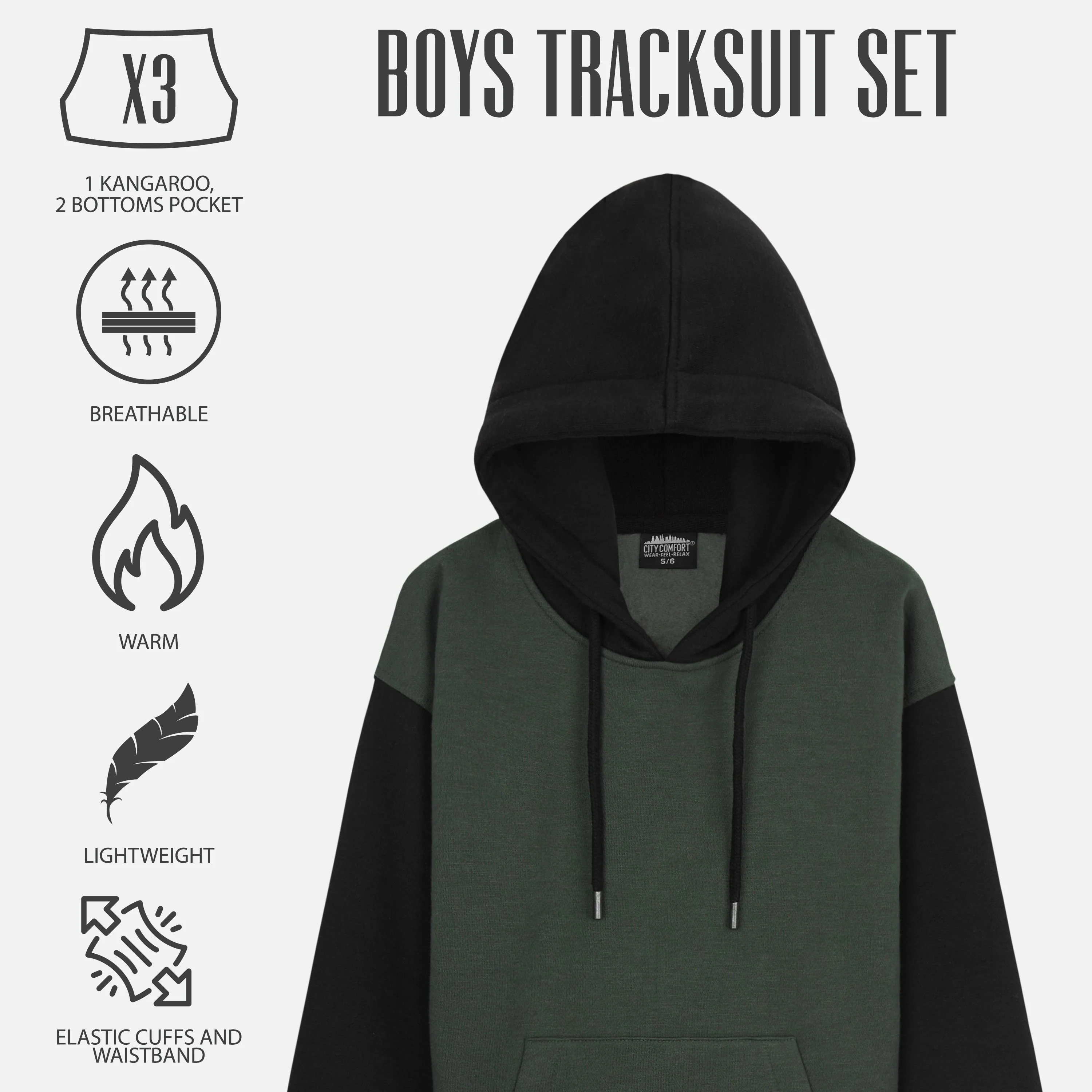 CityComfort Boys Tracksuit, Boys Hoodies and Joggers - Image 17
