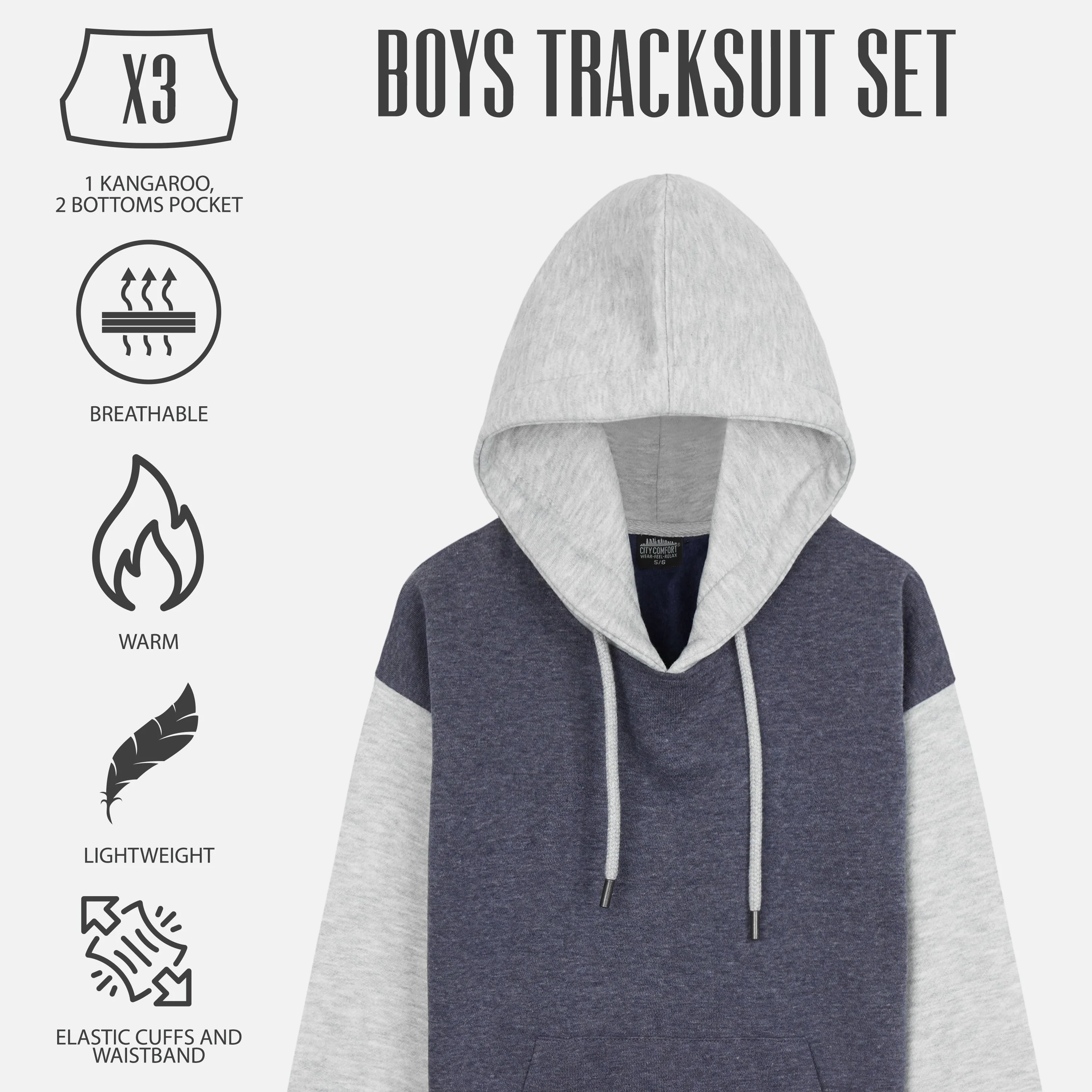 CityComfort Boys Tracksuit, Boys Hoodies and Joggers - Image 23